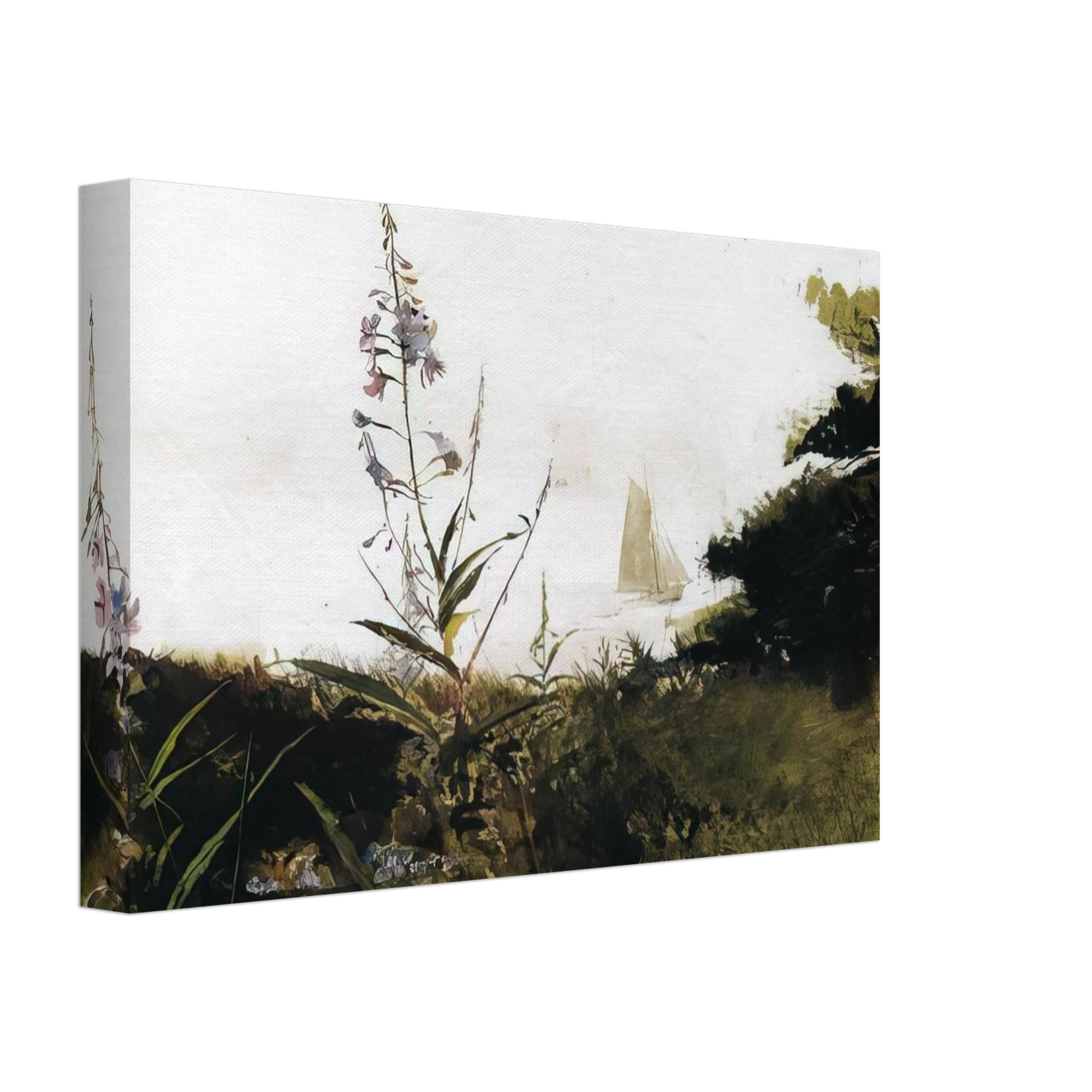 Andrew Wyeth - UNDER SAIL Canvas - 70x100 cm / 28x40 inches-canvas