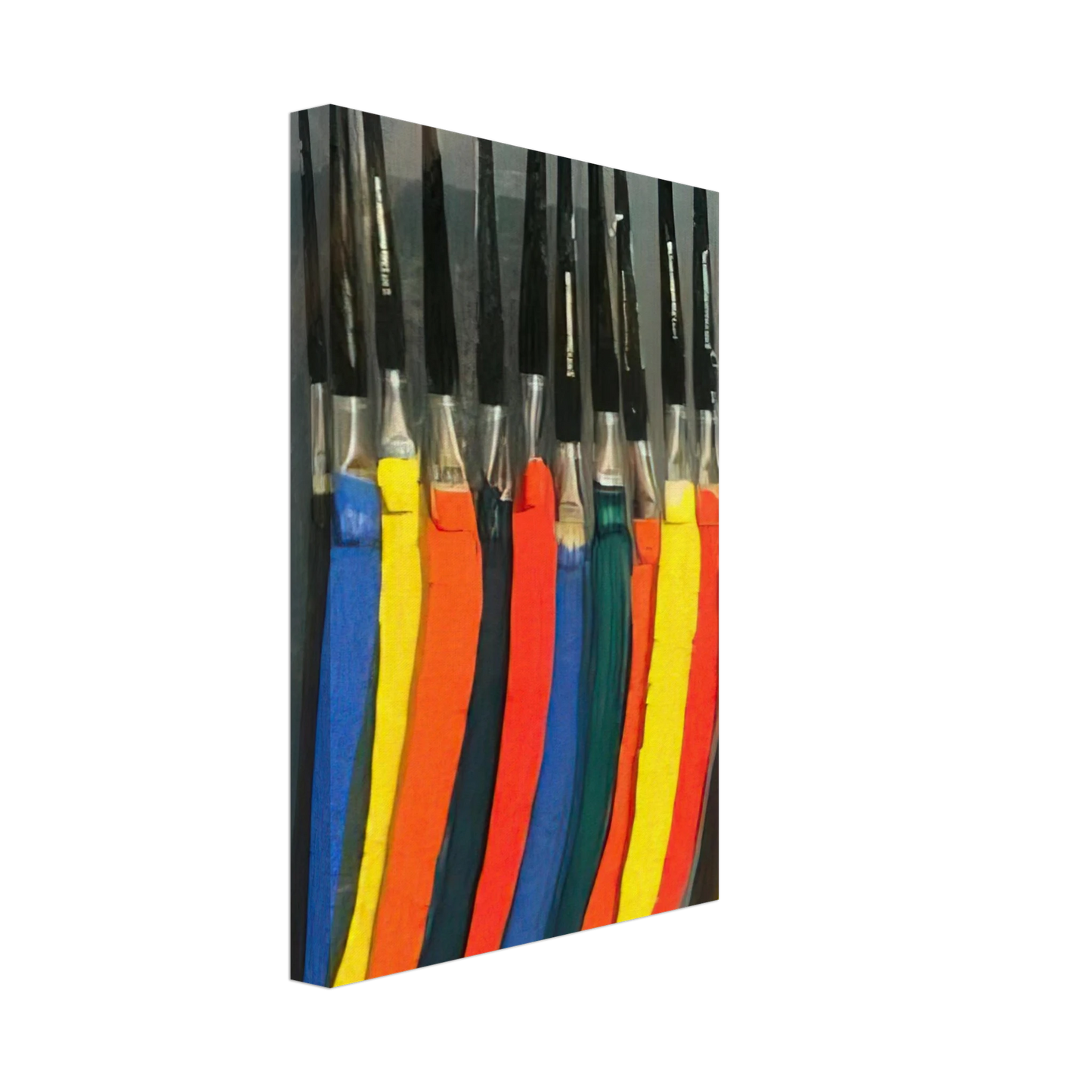 Arman - Paintbrushes V - 1991 Canvas - 70x100 cm / 28x40 inches-canvas