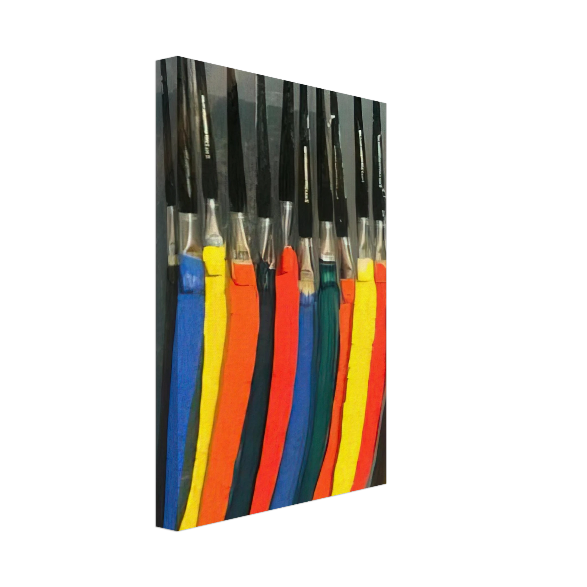 Arman - Paintbrushes V - 1991 Canvas - 70x100 cm / 28x40 inches-canvas