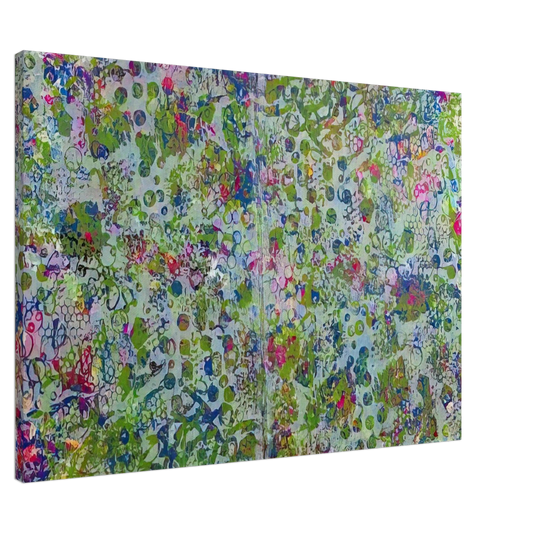 Sam Gilliam - Fog In The Hollow Canvas - 20x30 cm / 8x12 inches-canvas