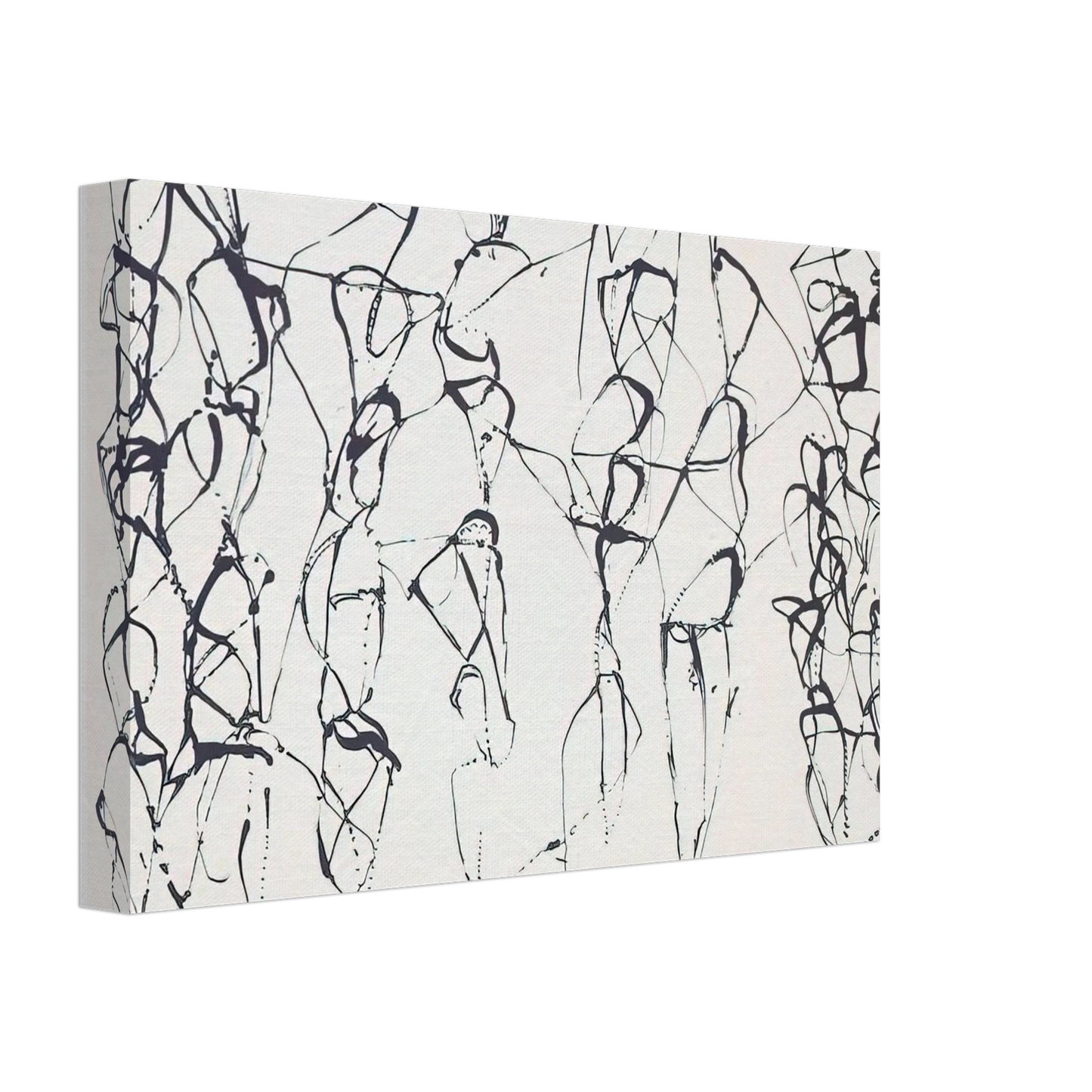Brice Marden - Cold Mountain Series, Zen Study 6 - 1991 Canvas - 70x100 cm / 28x40 inches-canvas