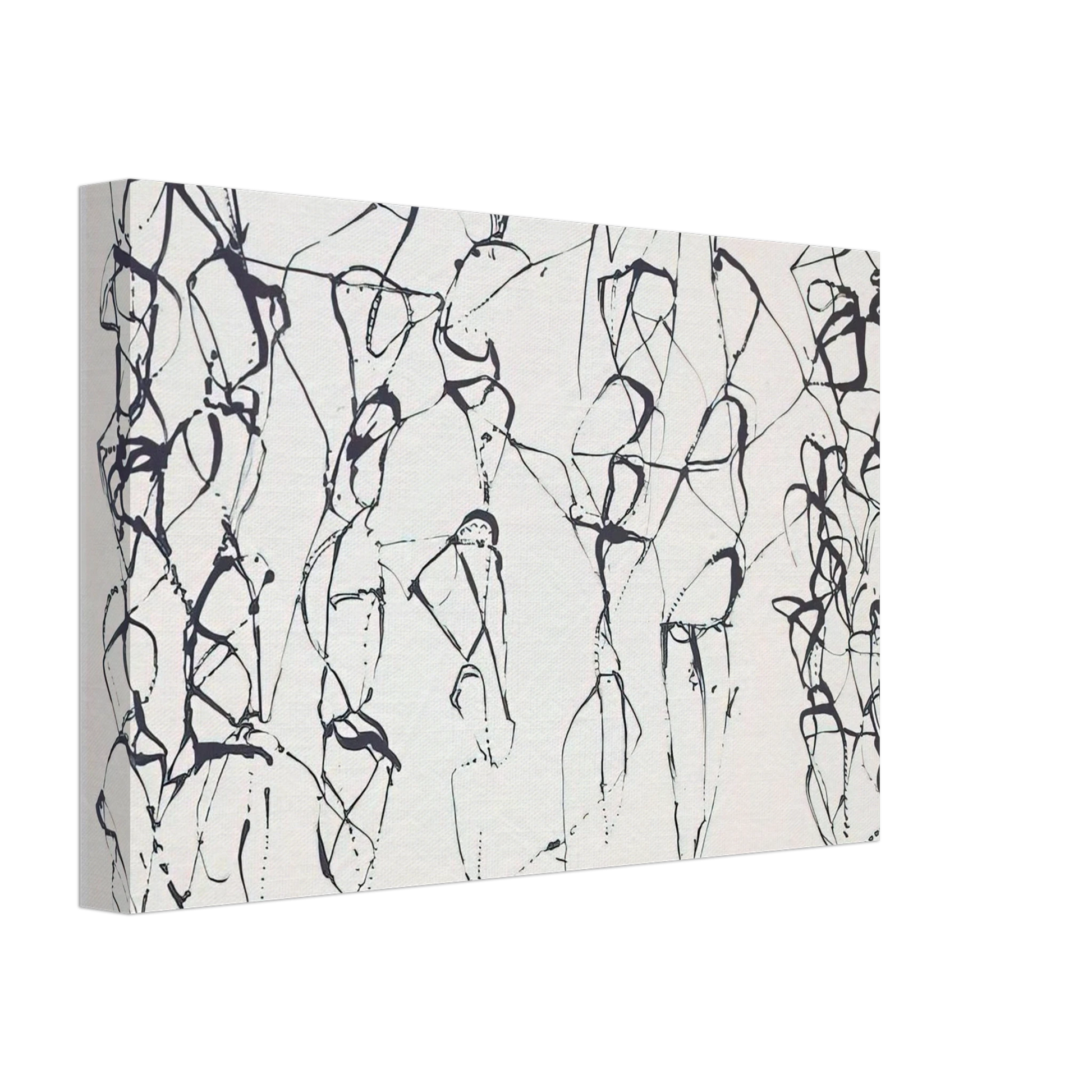 Brice Marden - Cold Mountain Series, Zen Study 6 - 1991 Canvas - 70x100 cm / 28x40 inches-canvas