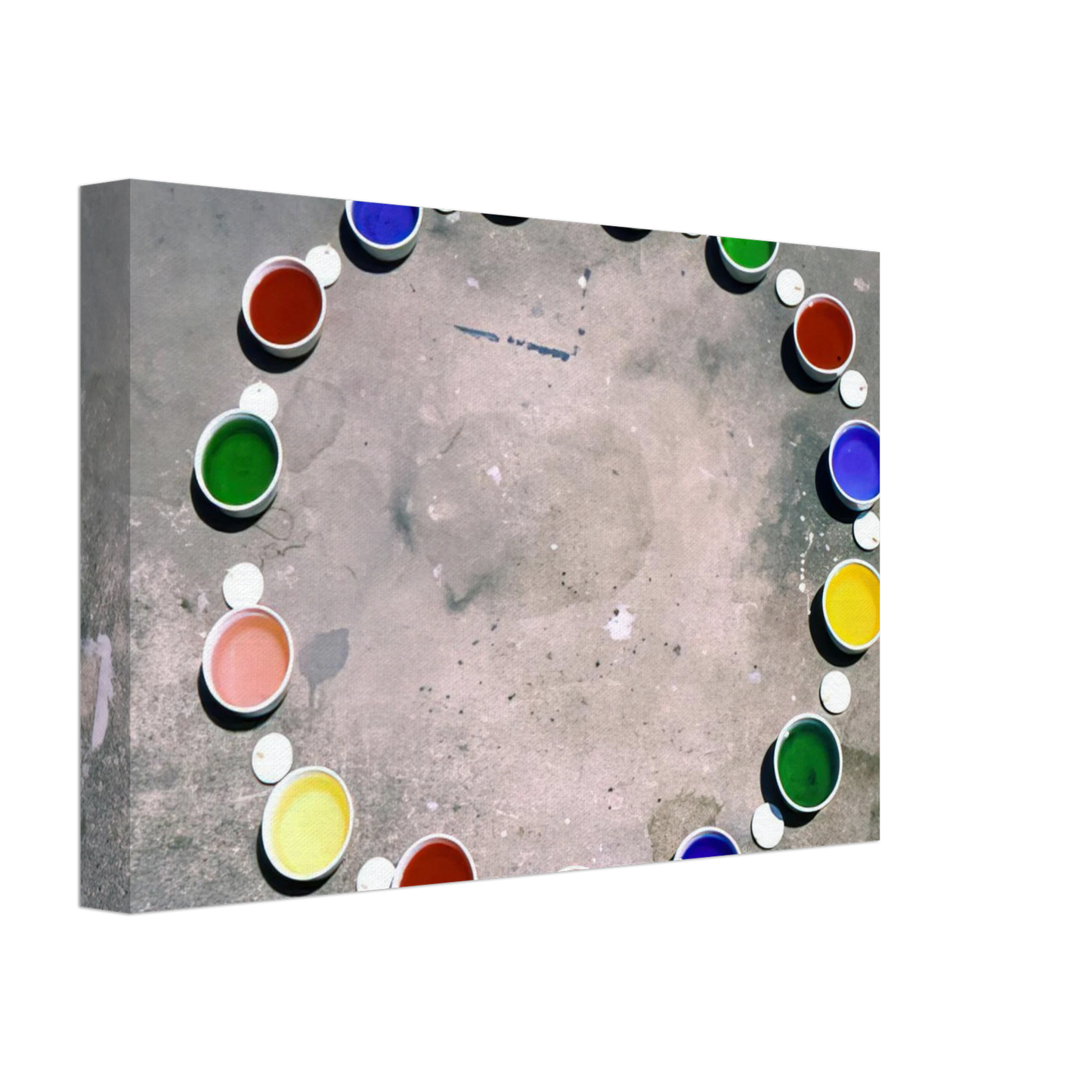 Lygia Pape - Wheel of Delights - 1967 Canvas - 70x100 cm / 28x40 inches-canvas