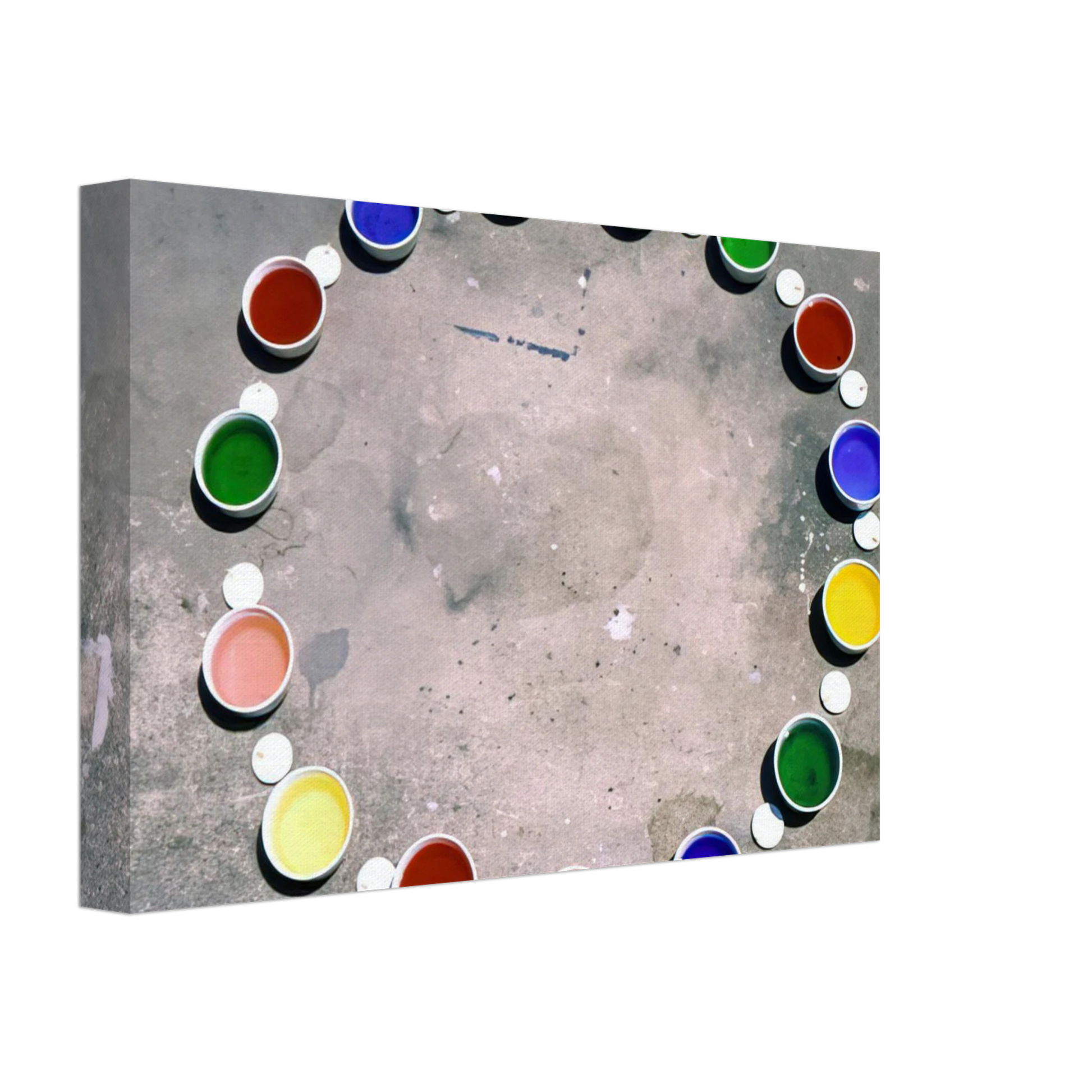 Lygia Pape - Wheel of Delights - 1967 Canvas - 70x100 cm / 28x40 inches-canvas