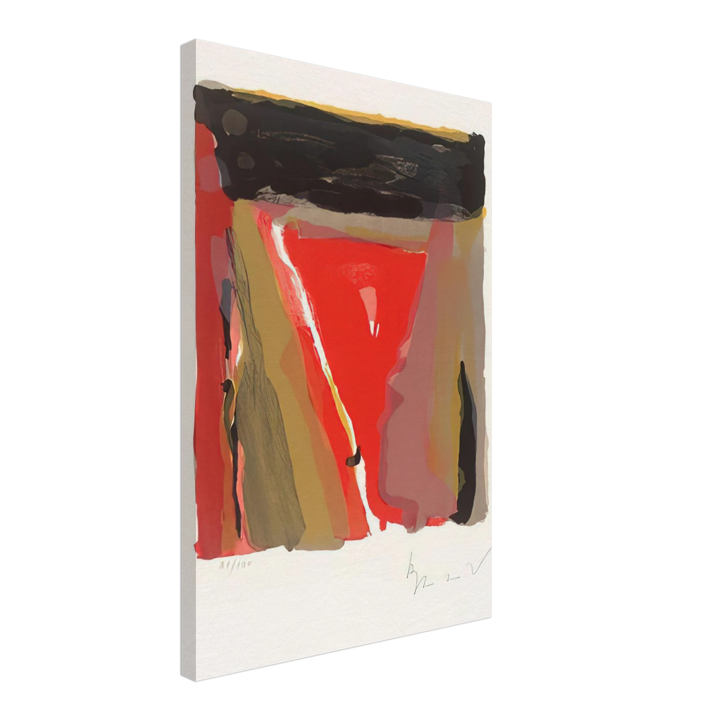 Bram van Velde - Untitled - 1976 Canvas - 70x100 cm / 28x40 inches-canvas