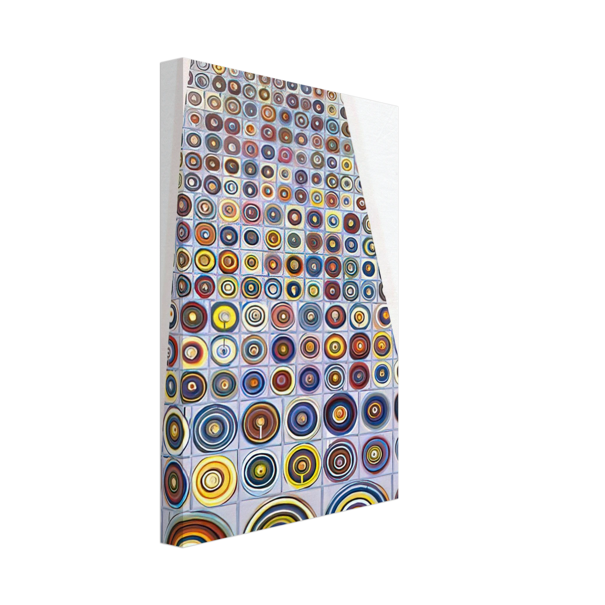 Jennifer Bartlett - Diminishing Circles - 2001 Canvas - 70x100 cm / 28x40 inches-canvas