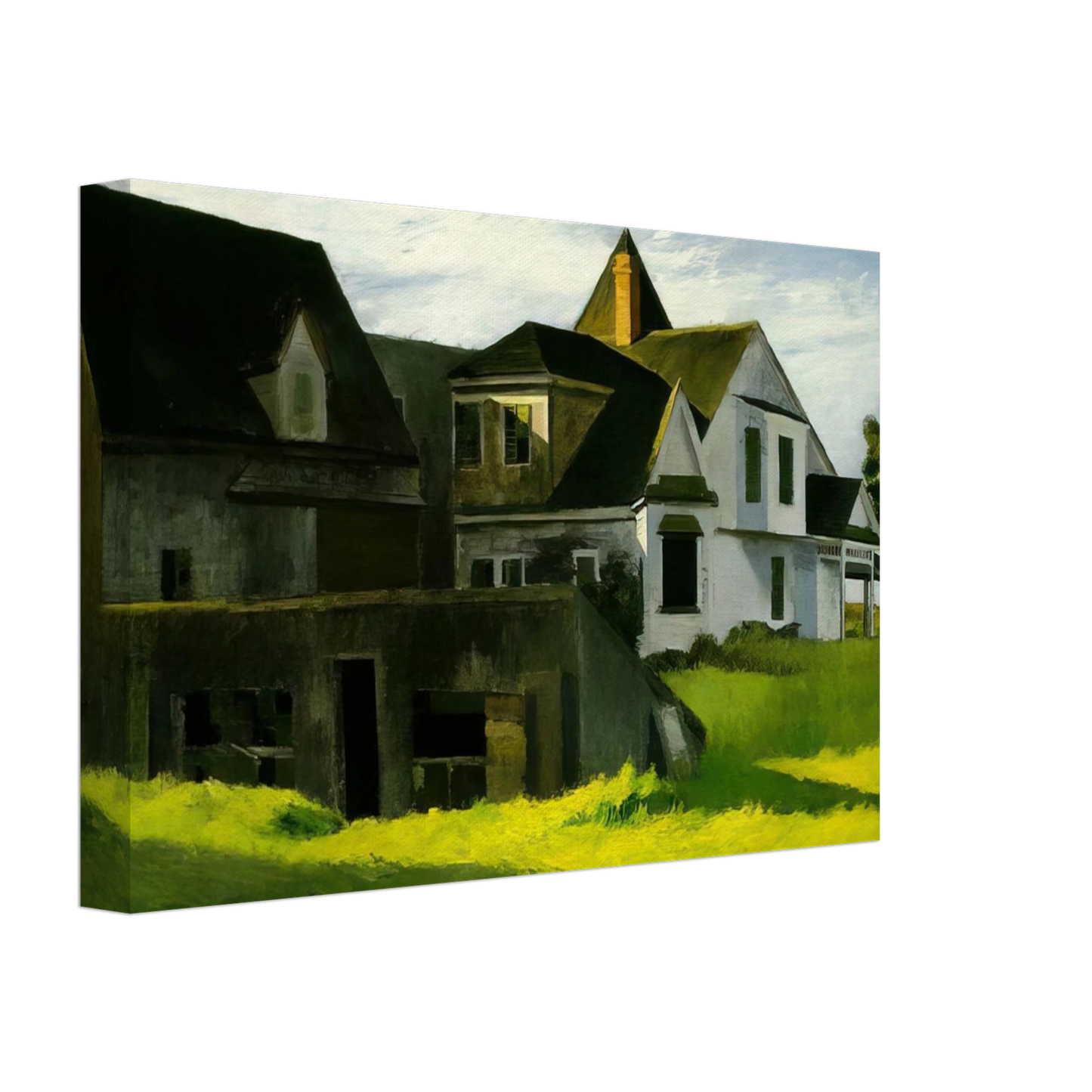 Edward Hopper - Cape Cod Afternoon Canvas - 70x100 cm / 28x40 inches-canvas