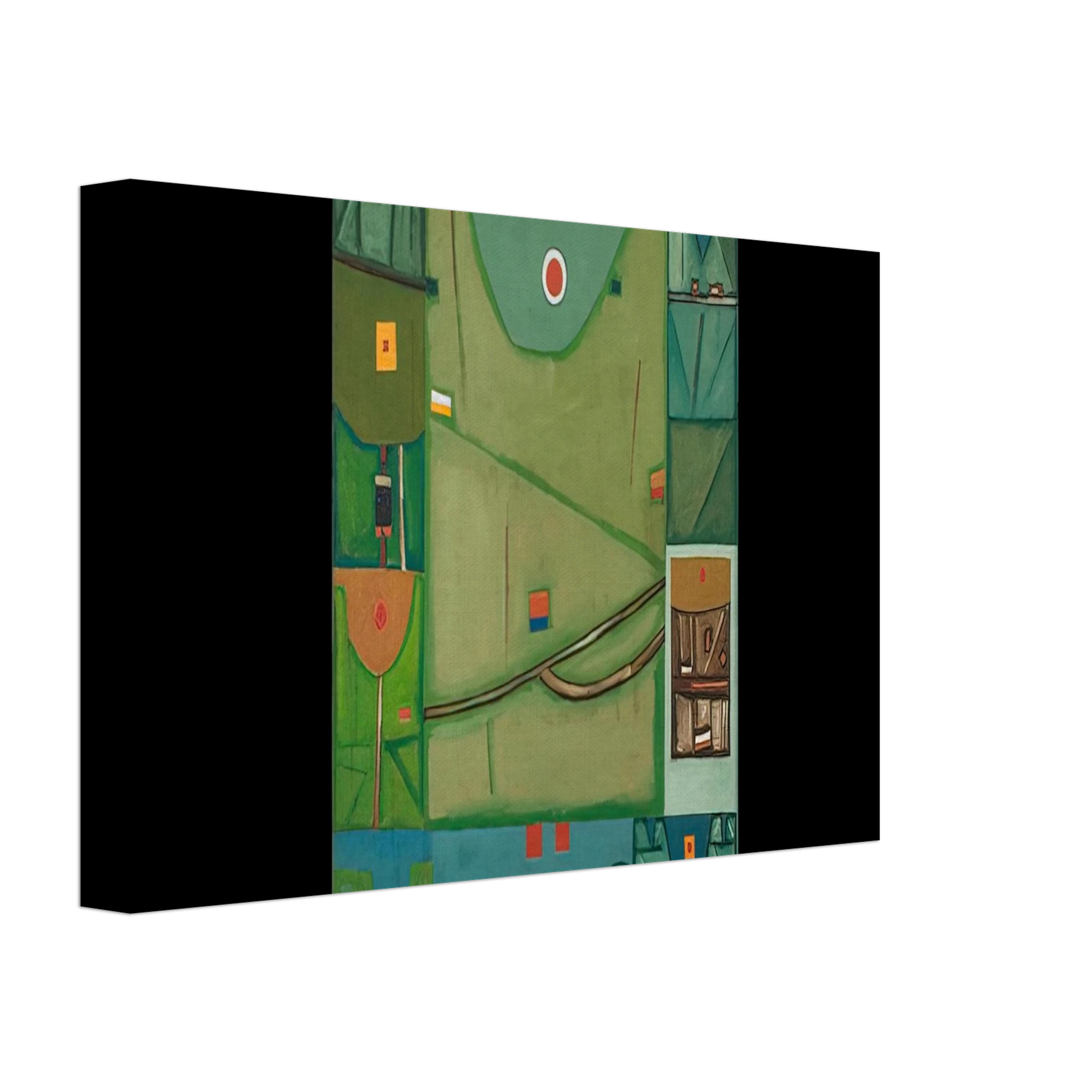 Jerzy Nowosielski - SUNRISE IN BIESZCZADY SUNRISE IN THE MOUNTAINS 1963 Canvas - 70x100 cm / 28x40 inches-canvas