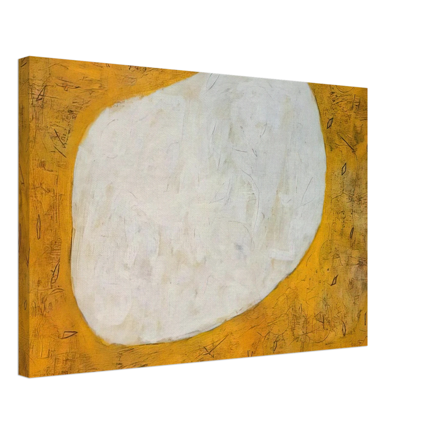 Gene Davis - Homage to Dubuffet I - 1952 Canvas - 40x60 cm / 16x24 inches-canvas