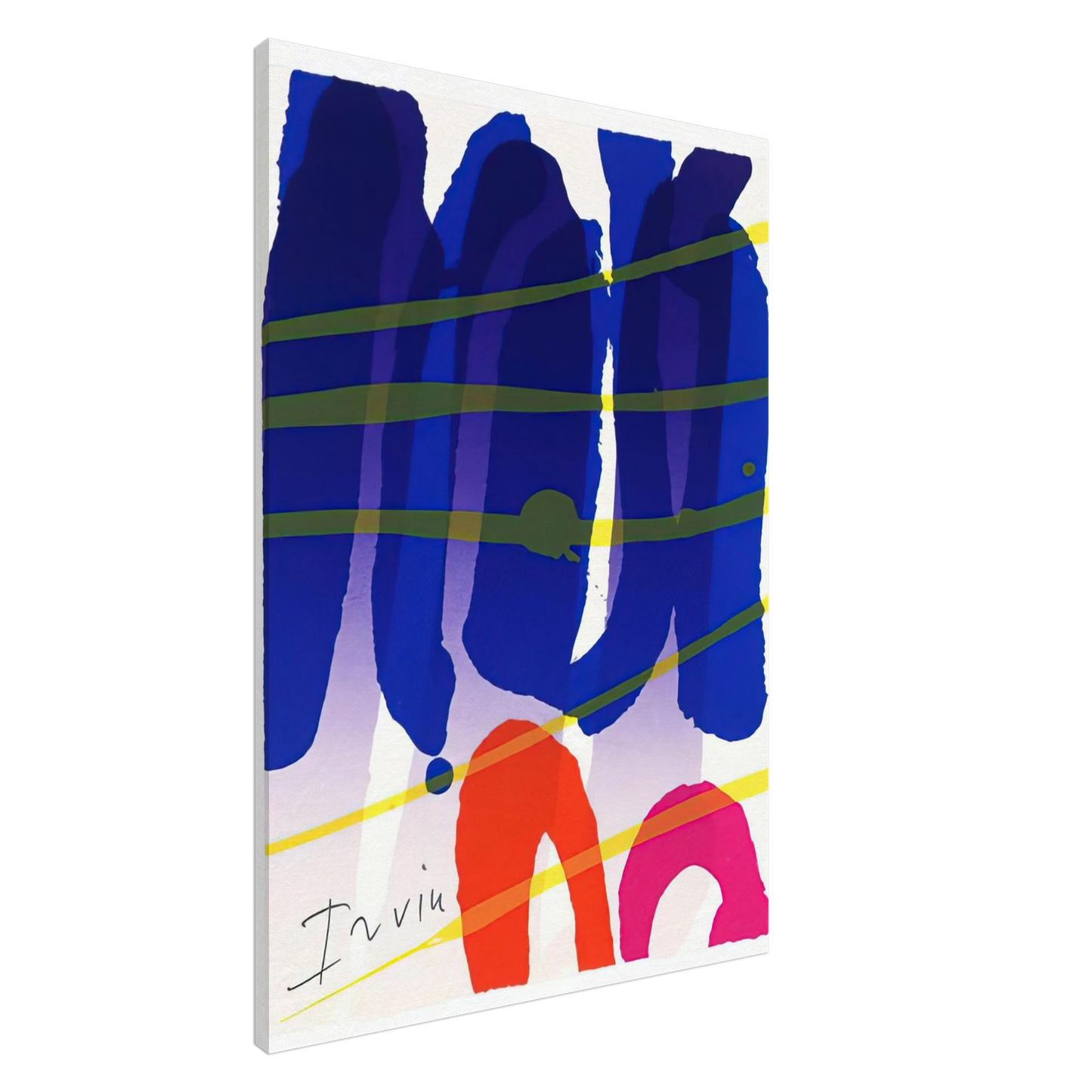 Albert Irvin - Alba - 1987 Canvas - 20x30 cm / 8x12 inches-canvas