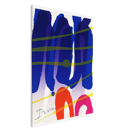 Albert Irvin - Alba - 1987 Canvas - 20x30 cm / 8x12 inches-canvas