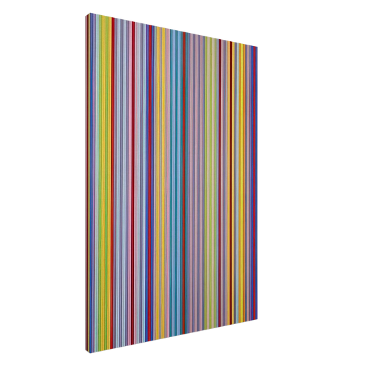 Gene Davis - Battle for Grownups - 1970 Canvas - 20x30 cm / 8x12 inches-canvas