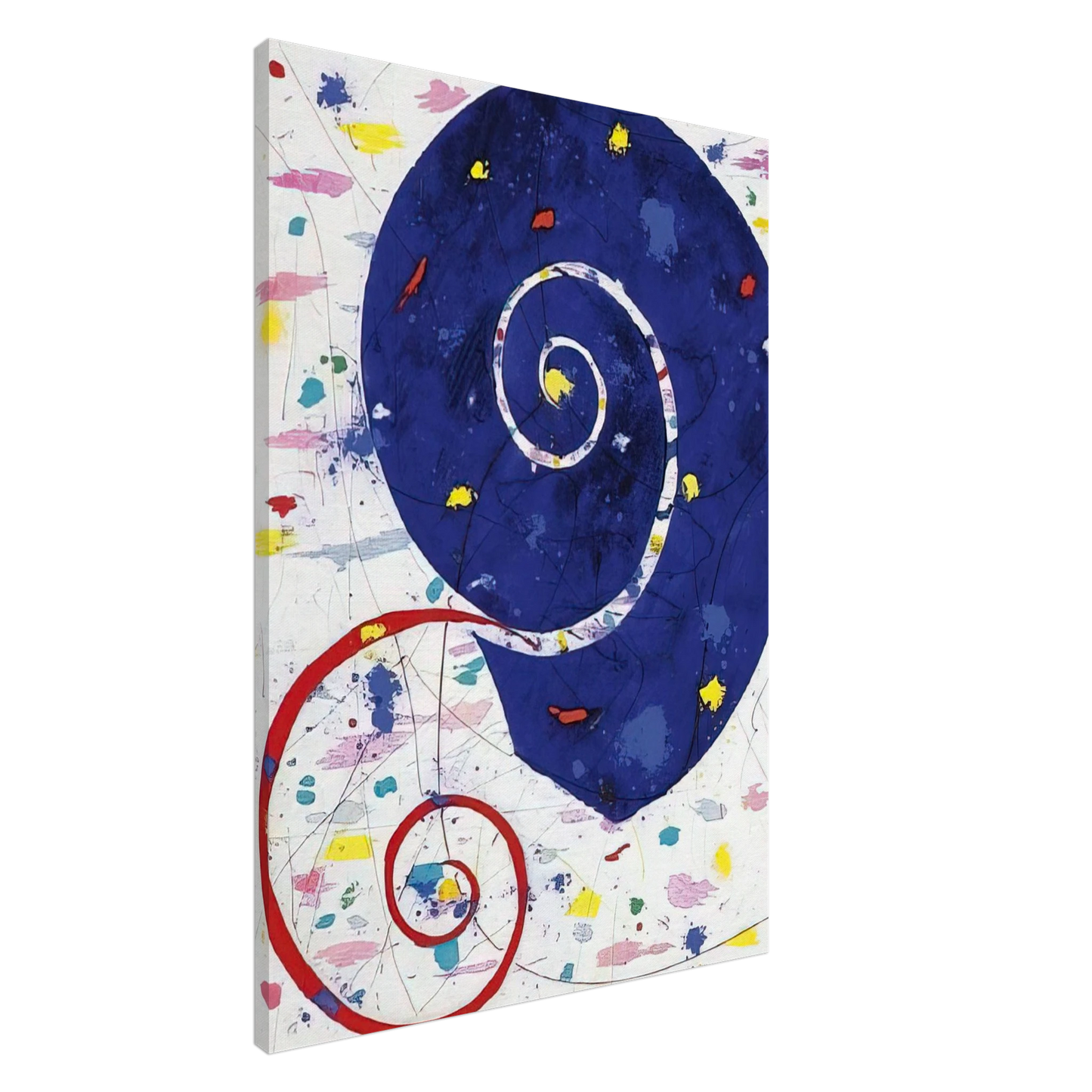 Sam Francis - Ammonite  SFM 82-063  Canvas - 20x30 cm / 8x12 inches-canvas