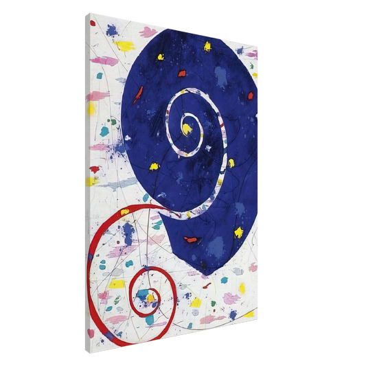 Sam Francis - Ammonite  SFM 82-063  Canvas - 20x30 cm / 8x12 inches-canvas