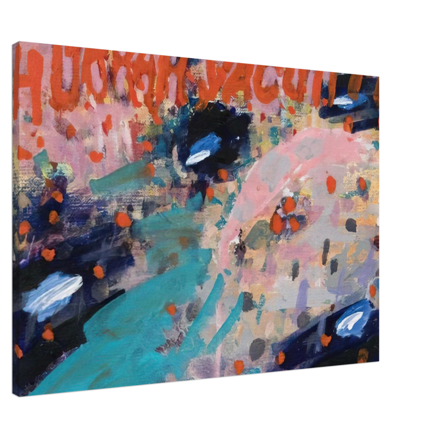 Paul Thek - Hurrah Vacuii!! - 1988 Canvas - 20x30 cm / 8x12 inches-canvas