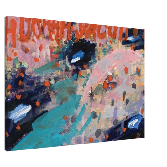 Paul Thek - Hurrah Vacuii!! - 1988 Canvas - 20x30 cm / 8x12 inches-canvas