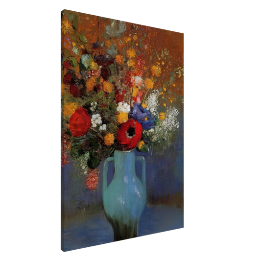 Odilon Redon - BOUQUET OF WILD FLOWERS 1 Canvas - 20x30 cm / 8x12 inches-canvas