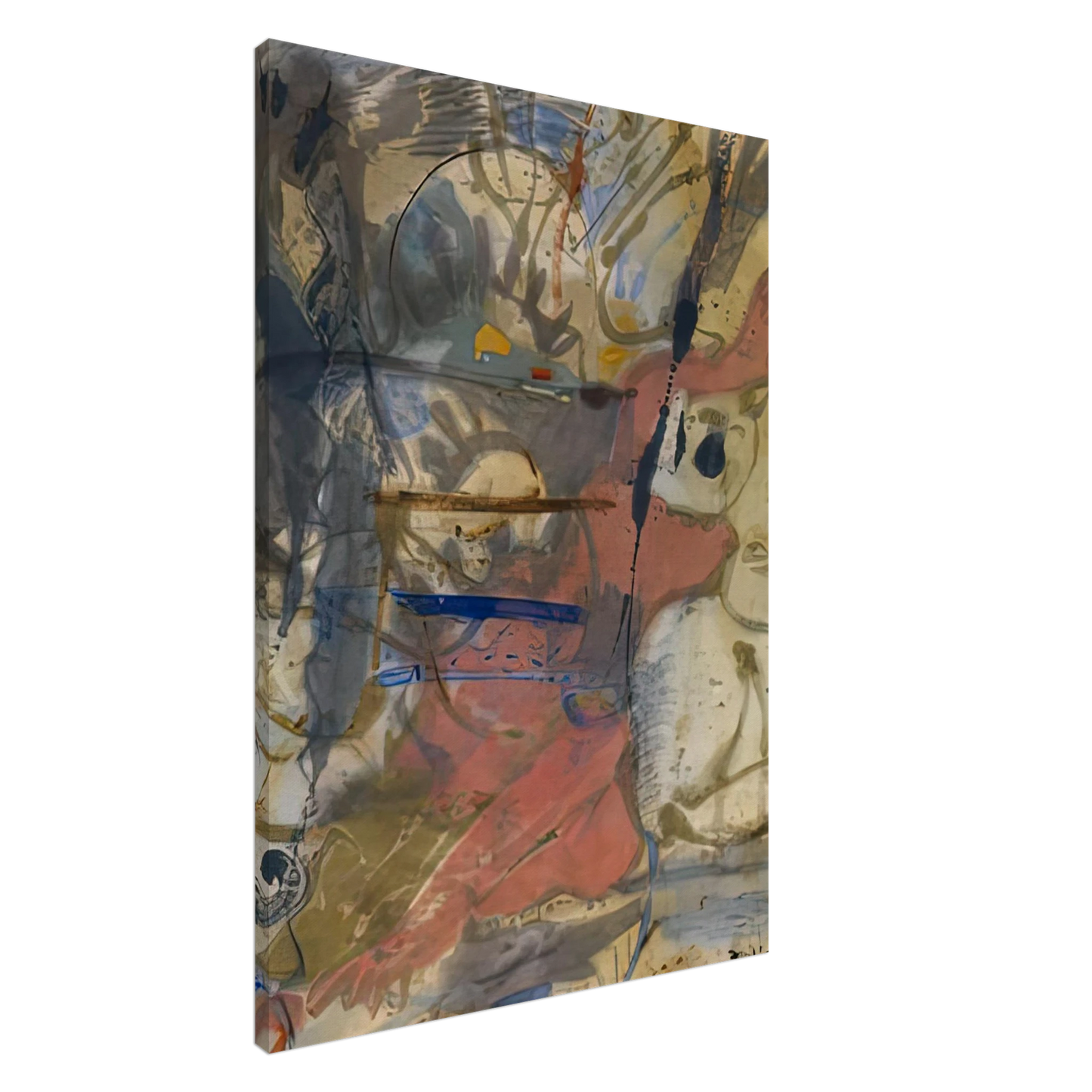 Helen Frankenthaler - Europa, 1957- Canvas - 20x30 cm / 8x12 inches-canvas