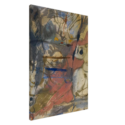 Helen Frankenthaler - Europa, 1957- Canvas - 20x30 cm / 8x12 inches-canvas