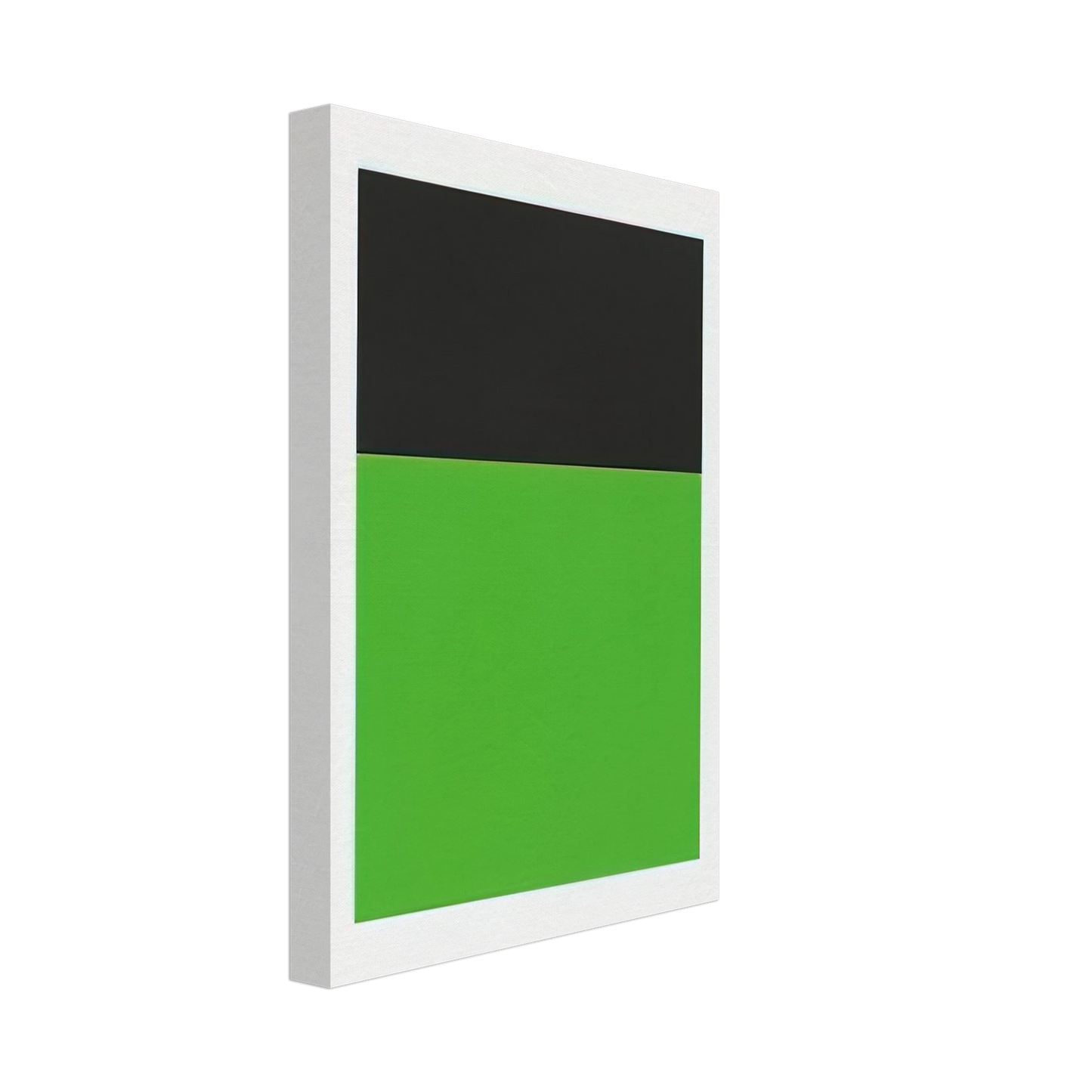 Ellsworth Kelly - Black-Green from the Series of Ten Lithographs Canvas - 40x60 cm / 16x24 inches-canvas