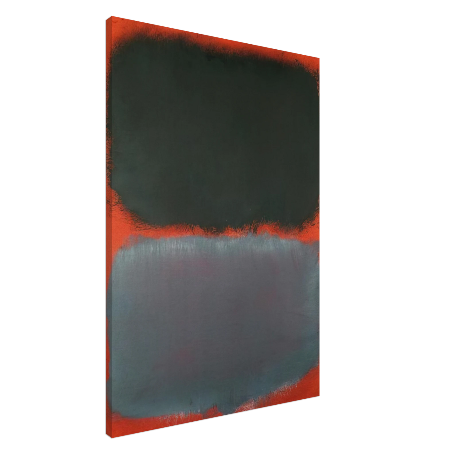 Mark Rothko - Untitled Gray, Gray on Red - 1968 Canvas - 20x30 cm / 8x12 inches-canvas