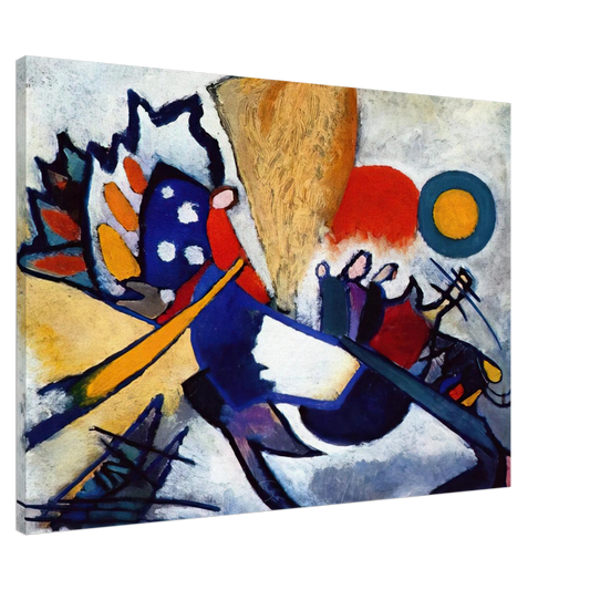 Wassily Kandinsky - IMPROVISATION 209 1917 Canvas - 20x30 cm / 8x12 inches-canvas
