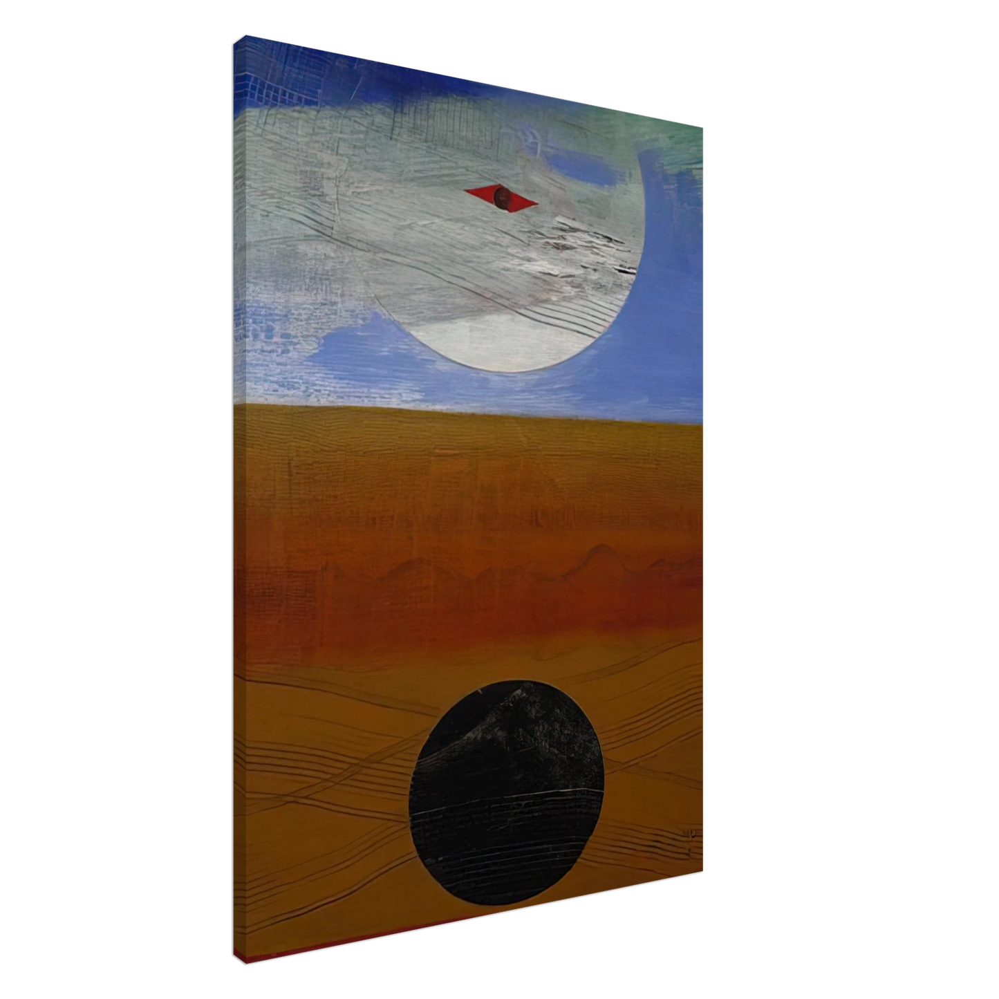 Max Ernst - Sea and Sun Canvas - 20x30 cm / 8x12 inches-canvas