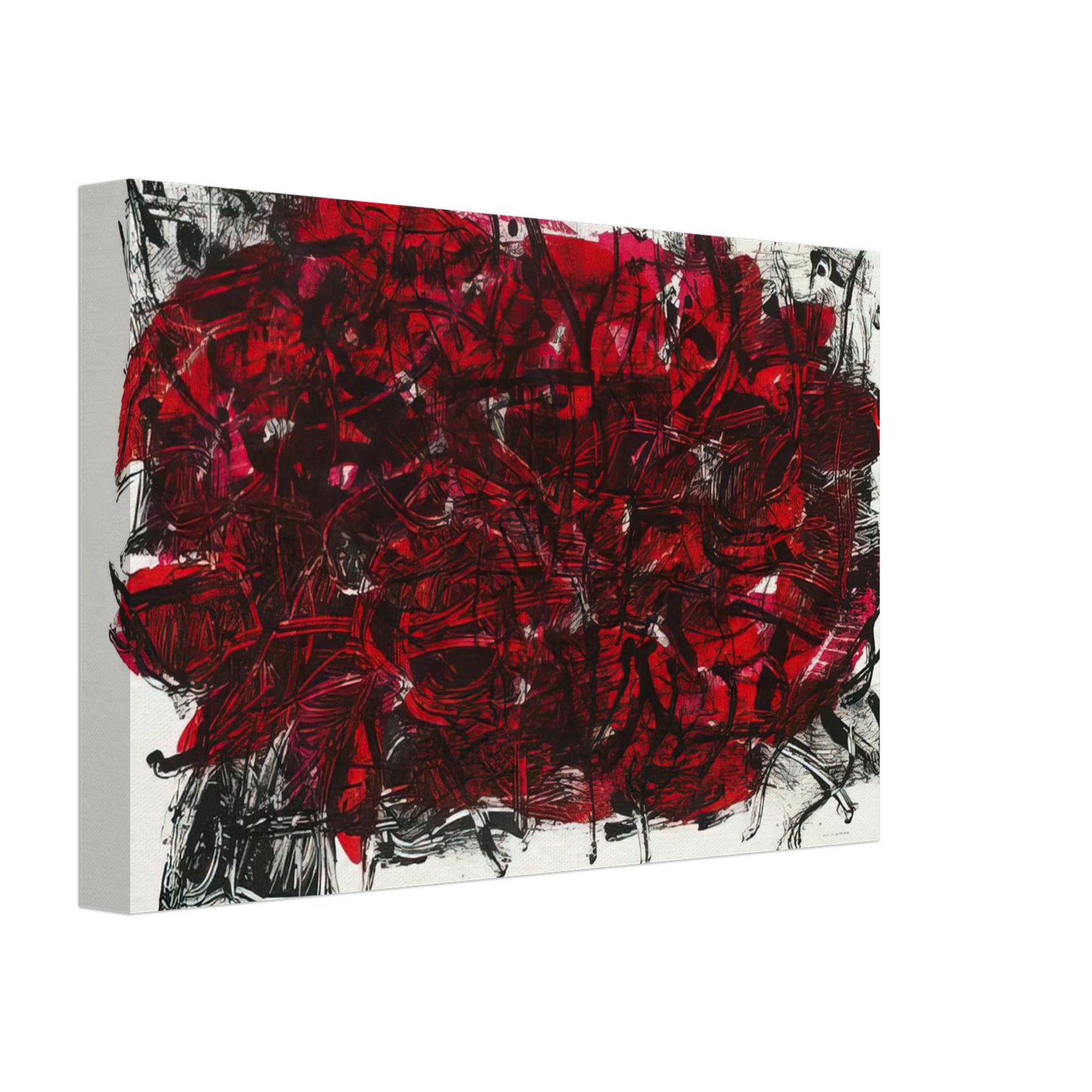 Jean-Paul Riopelle - Leaves III 1967 Canvas - 40x60 cm / 16x24 inches-canvas