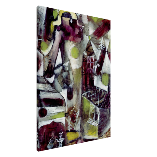 Paul Klee - SWAMP LEGEND 1919 Canvas - 20x30 cm / 8x12 inches-canvas