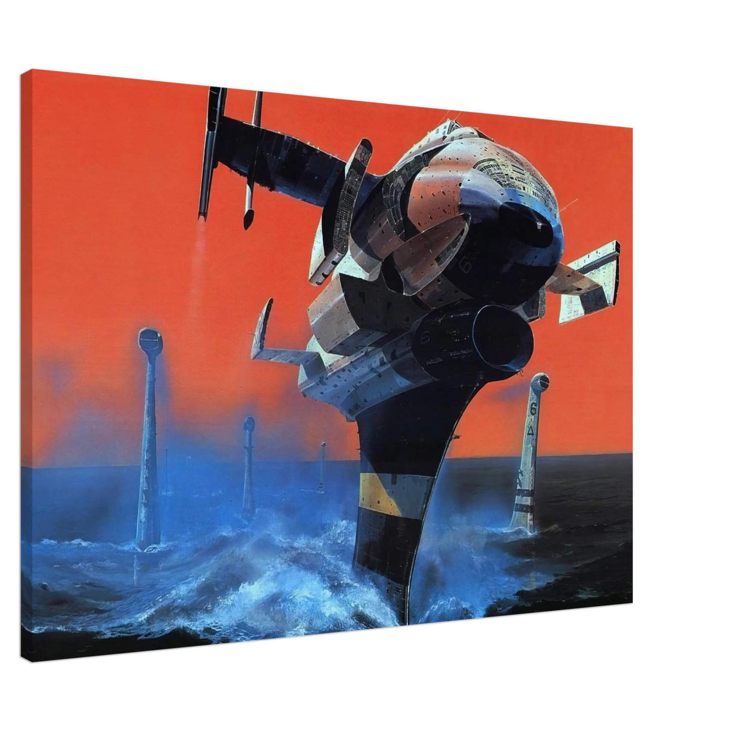 Chris Foss - Chris Foss Canvas - 20x30 cm / 8x12 inches-canvas