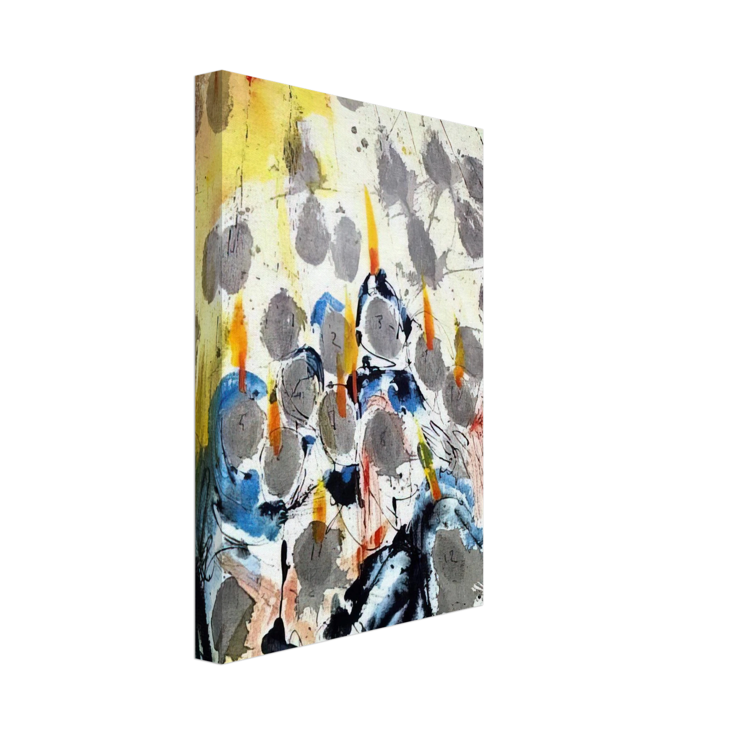 Salvador Dali - APPARUERUNT ILLIS DISPERTITAE LINGUAE ACTS 1 14 1967 Canvas - 40x60 cm / 16x24 inches-canvas