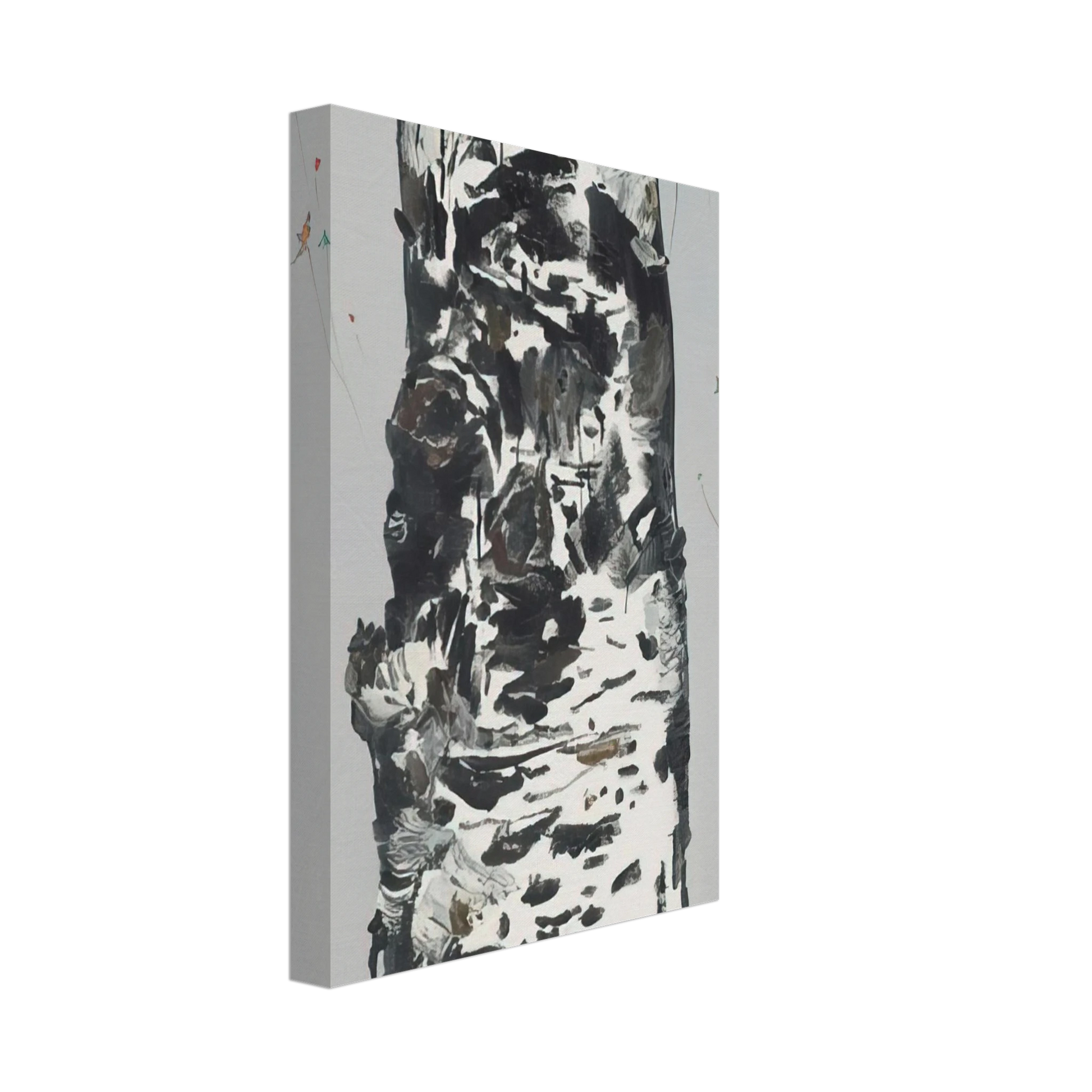 Wu Guanzhong - Kites Seen Again - 2003 Canvas - 70x100 cm / 28x40 inches-canvas