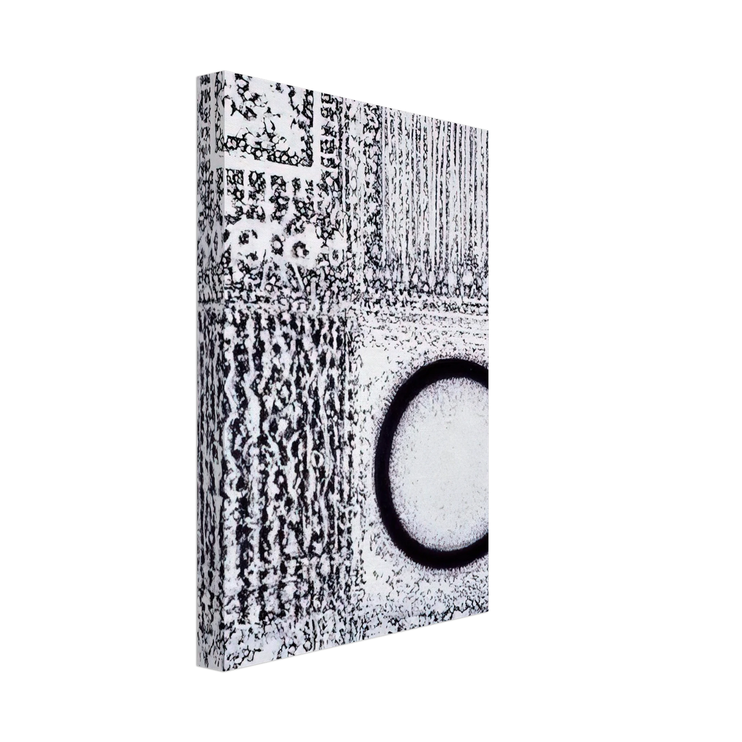 Richard Pousette-Dart - Circle by the Falling Waters - 1980 Canvas - 40x60 cm / 16x24 inches-canvas