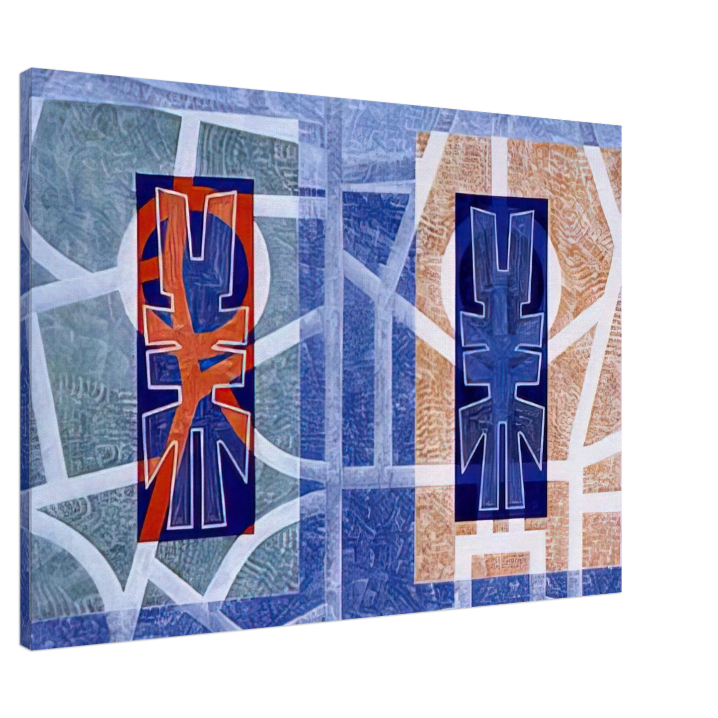 Jimmy Ernst - Oracle - 1971 Canvas - 20x30 cm / 8x12 inches-canvas