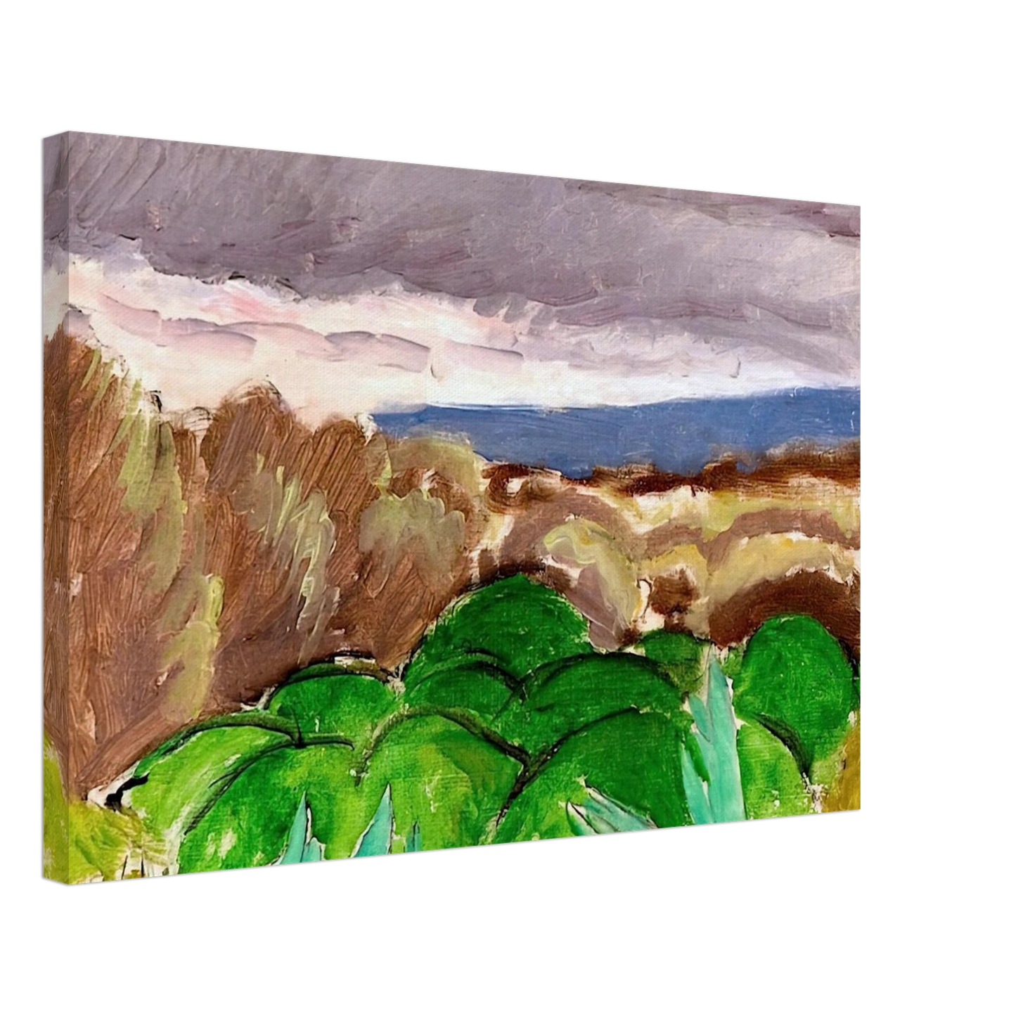 Henri Matisse - CAGNES LANDSCAPE IN STORMY WEATHER 1917 Canvas - 40x60 cm / 16x24 inches-canvas