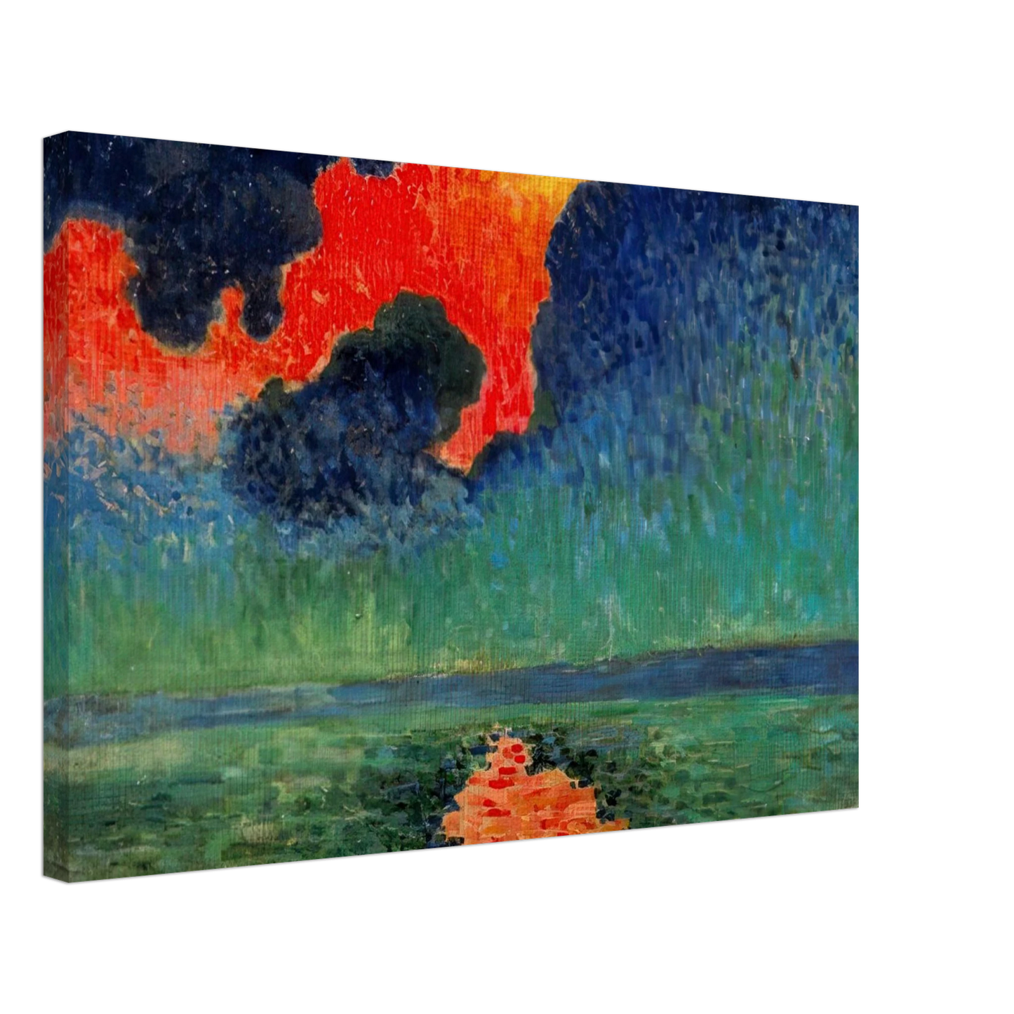 Andre Derain - EFFECT OF SUN ON THE WATER LONDON 1906 Canvas - 40x60 cm / 16x24 inches-canvas