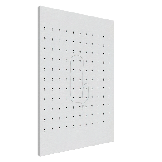 Dieter Roth - Stupidogramm - 1962 Canvas - 20x30 cm / 8x12 inches-canvas