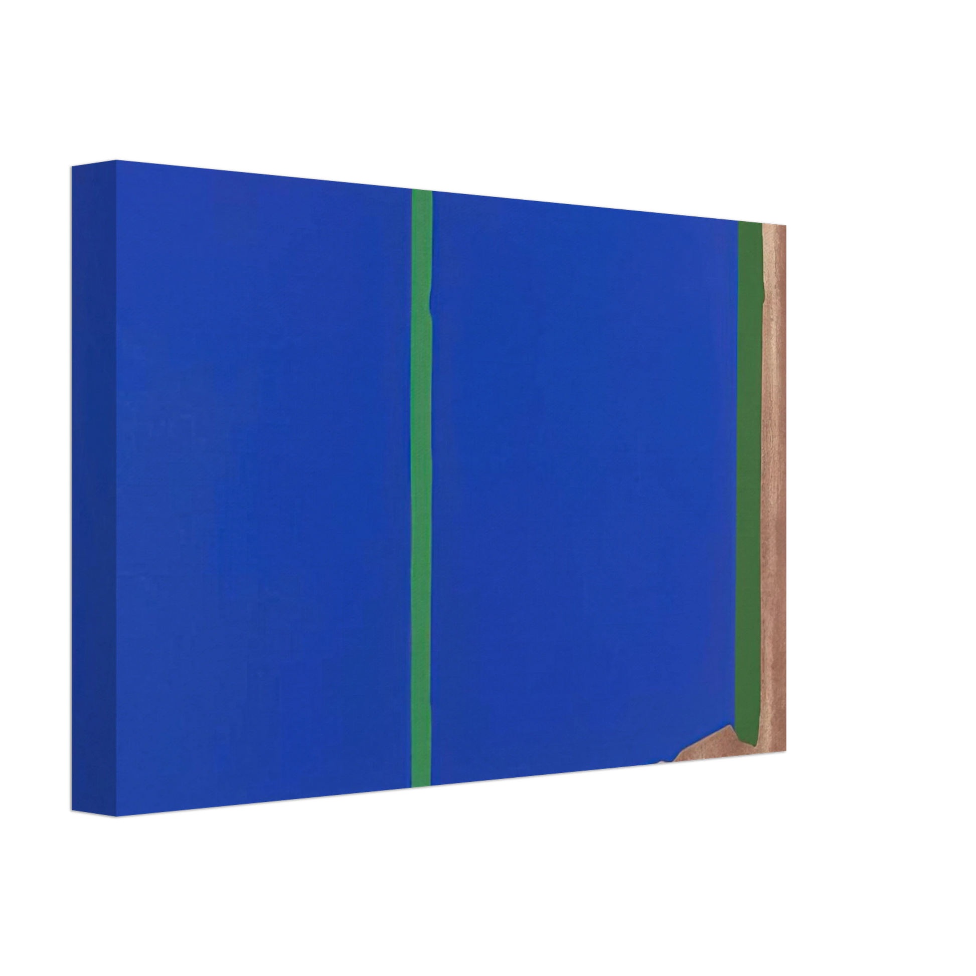 John Hoyland - Blues, Greens - 1969 Canvas - 70x100 cm / 28x40 inches-canvas