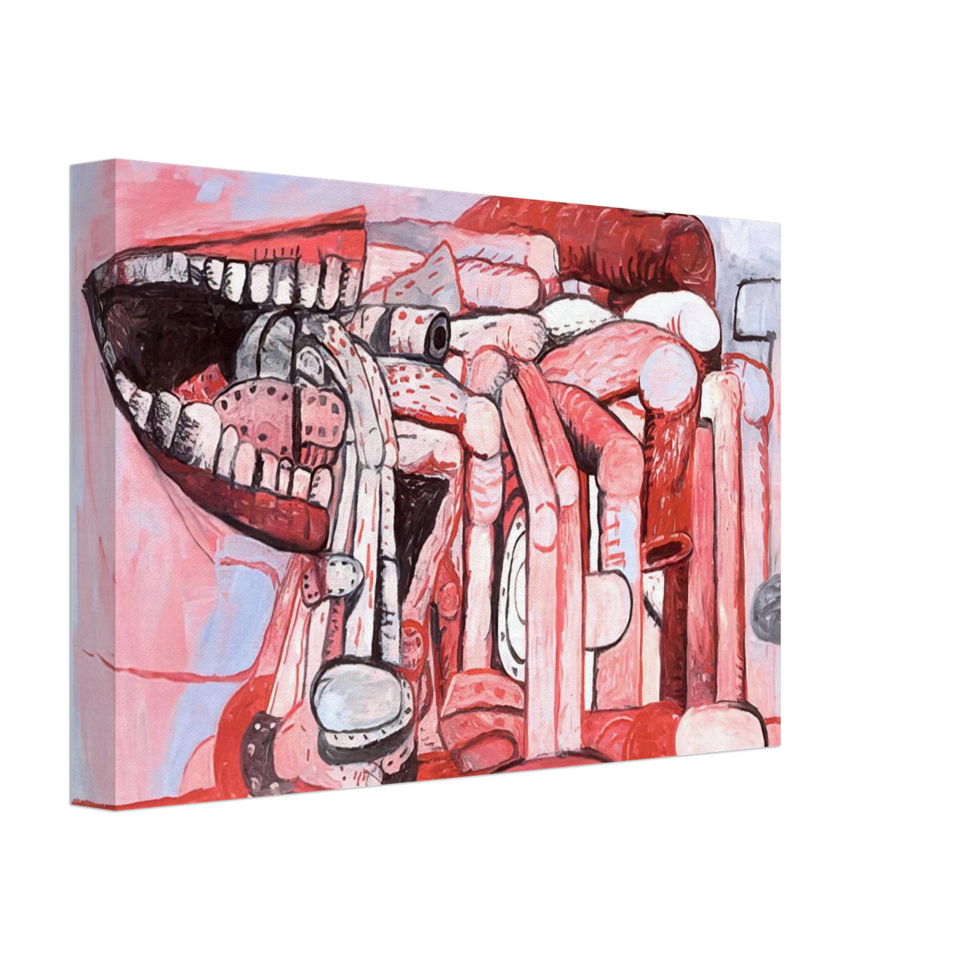 Philip Guston - PAINTER S FORMS NO 2 1978 Canvas - 40x60 cm / 16x24 inches-canvas