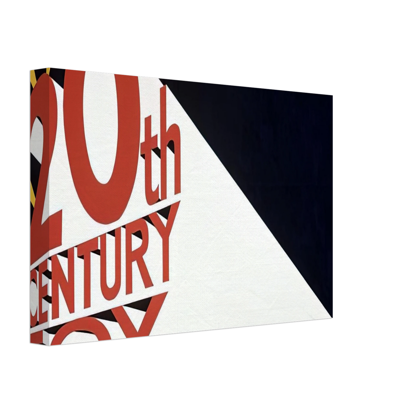 Edward Ruscha - LARGE TRADEMARK WITH EIGHT SPOTLIGHTS 1962 Canvas - 40x60 cm / 16x24 inches-canvas