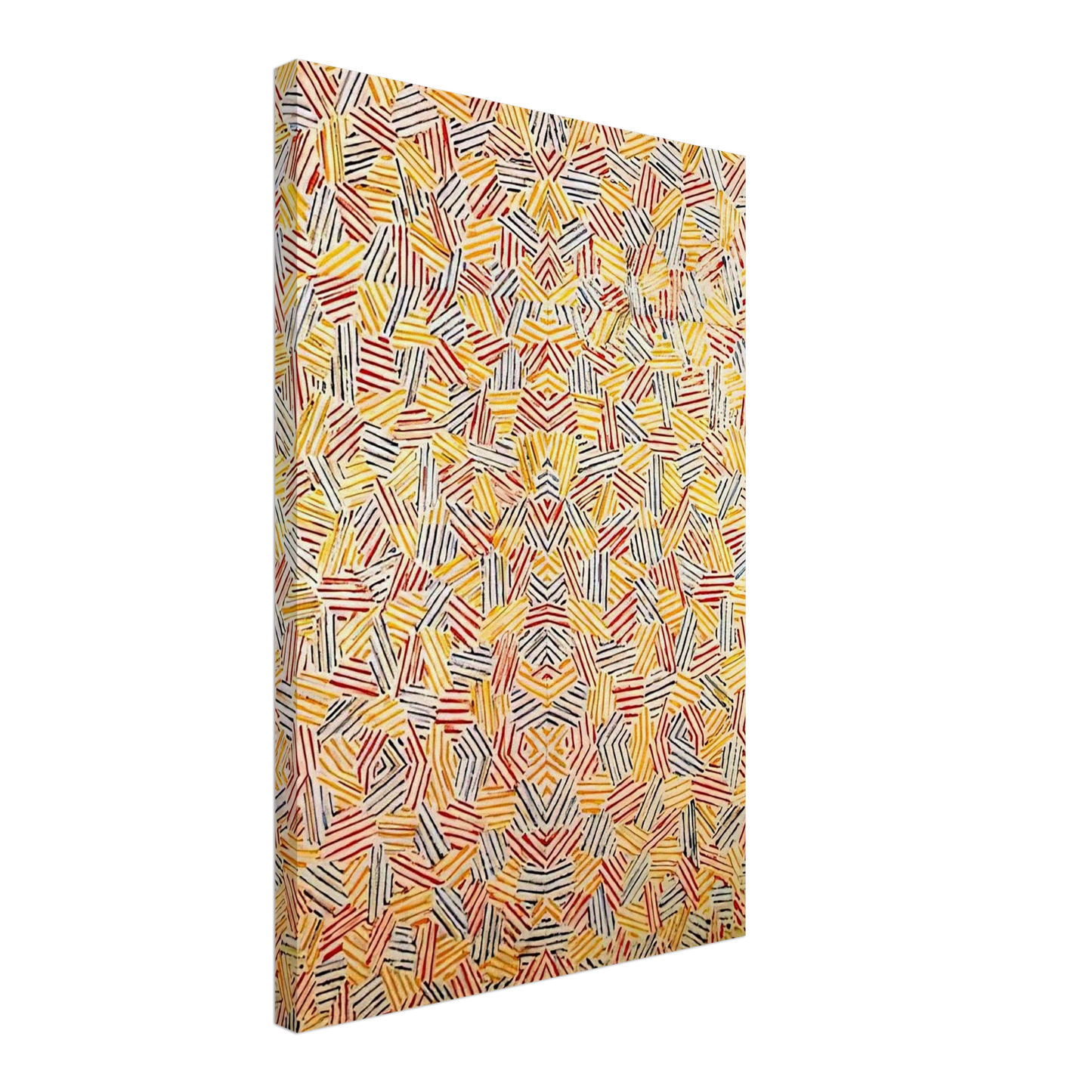 Jasper Johns - DANCERS ON A PLANE Canvas - 70x100 cm / 28x40 inches-canvas