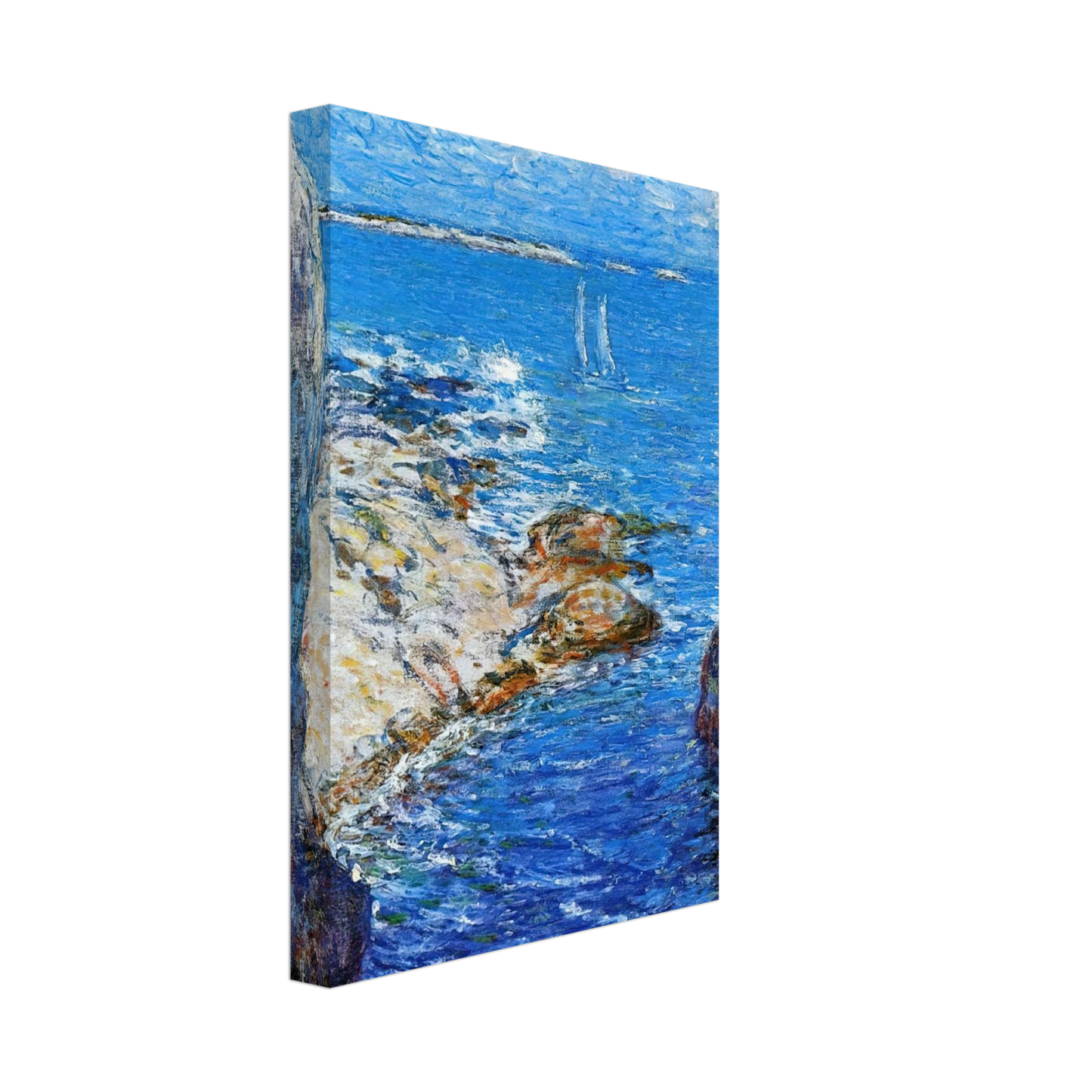 Childe Hassam - An Isles of Shoals Day Canvas - 70x100 cm / 28x40 inches-canvas