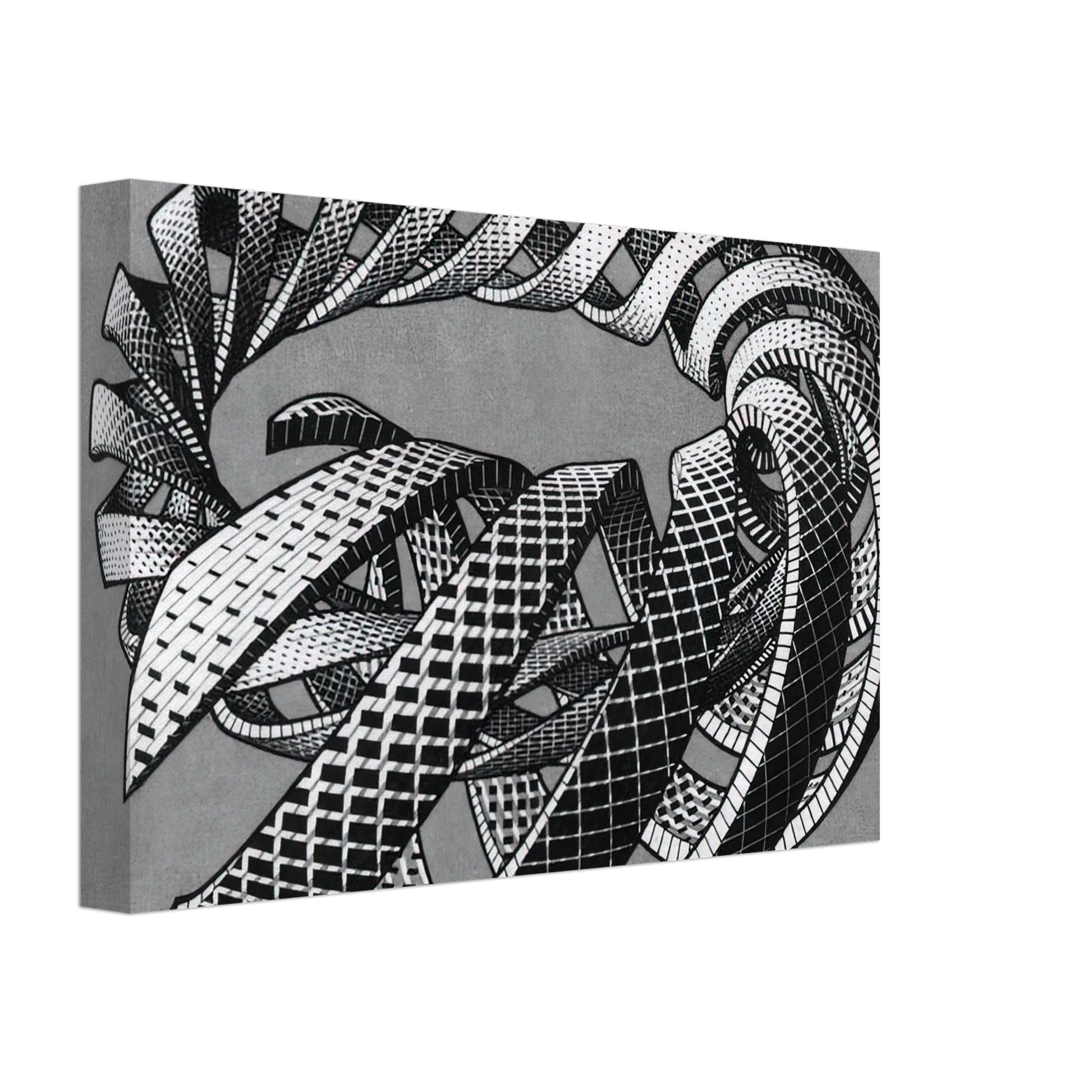 MC Escher - SPIRALS Canvas - 40x60 cm / 16x24 inches-canvas