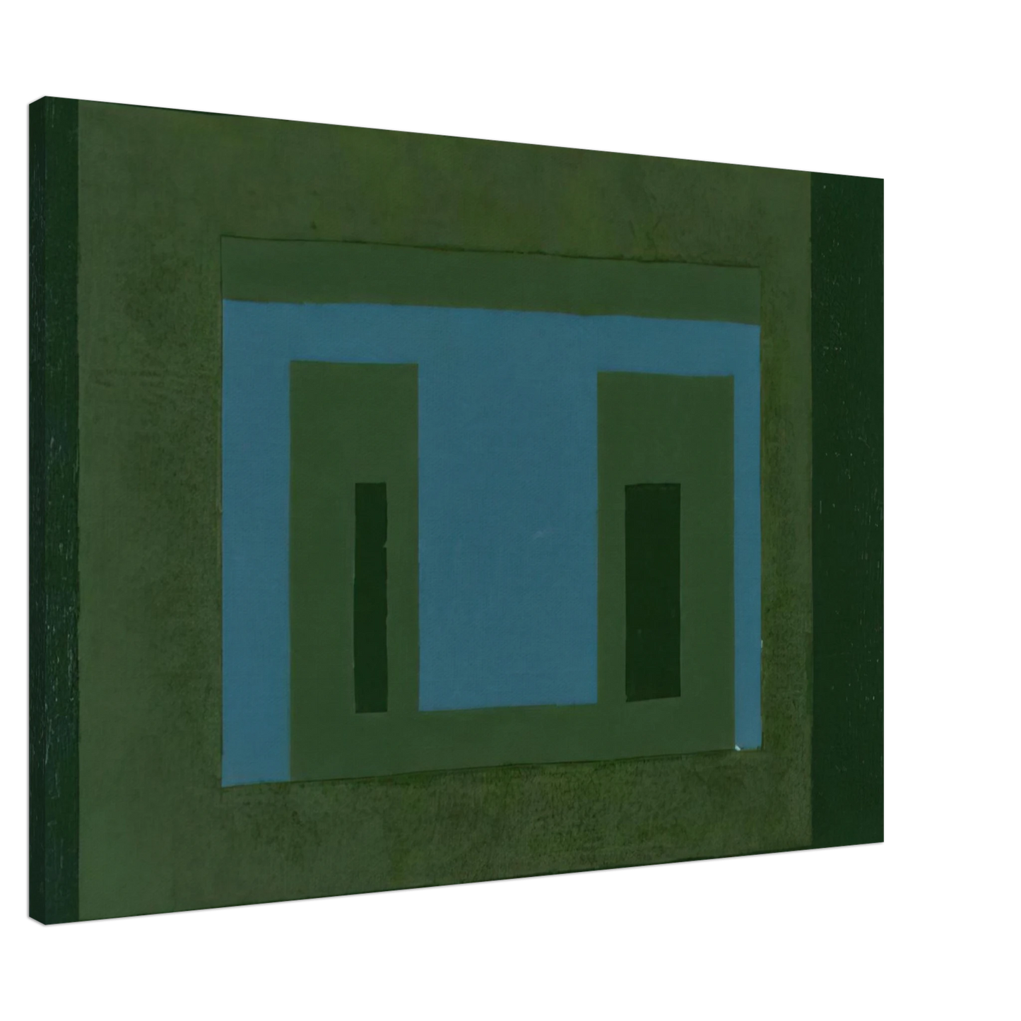 Josef Albers - VARIANT ADOBE 1962 Canvas - 20x30 cm / 8x12 inches-canvas