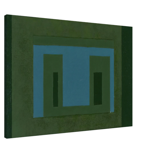 Josef Albers - VARIANT ADOBE 1962 Canvas - 20x30 cm / 8x12 inches-canvas