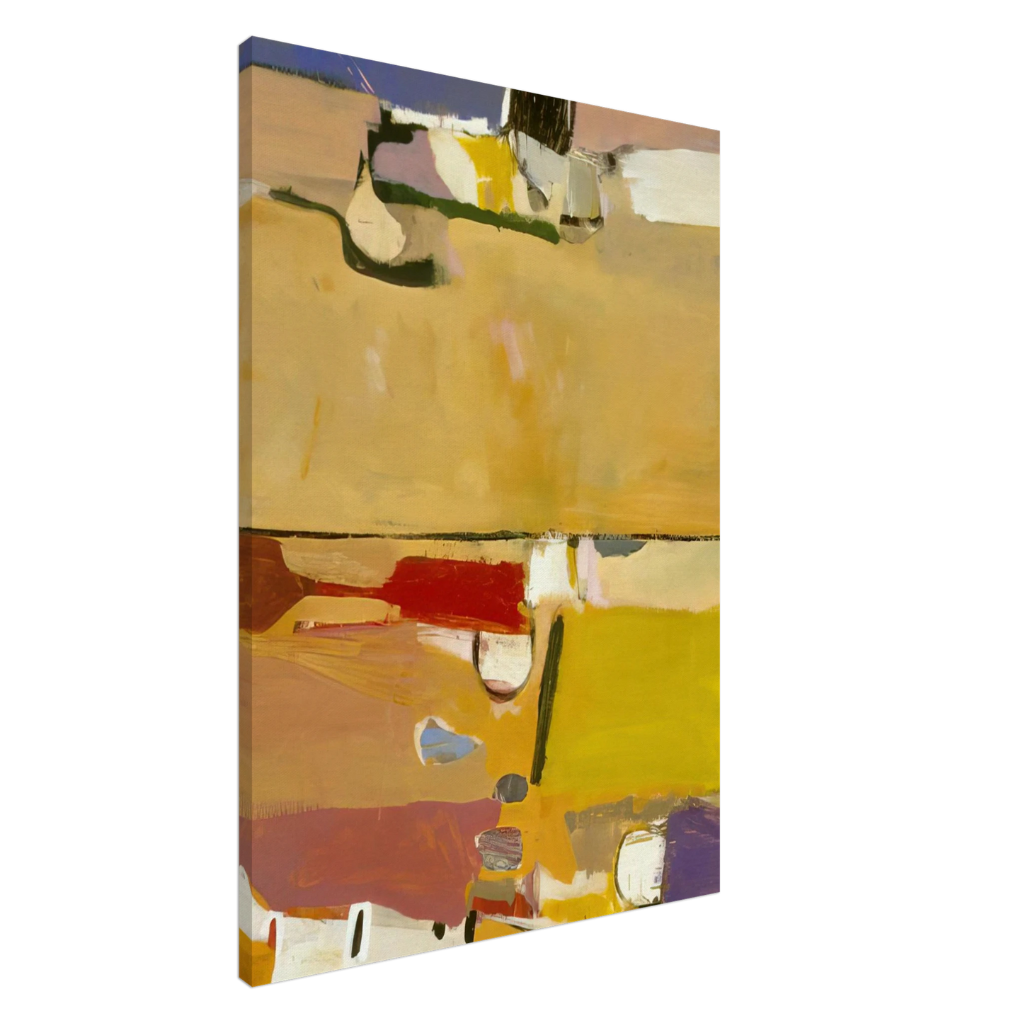 Richard Diebenkorn - A Day at the Races Canvas - 20x30 cm / 8x12 inches-canvas