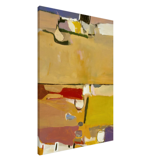 Richard Diebenkorn - A Day at the Races Canvas - 20x30 cm / 8x12 inches-canvas