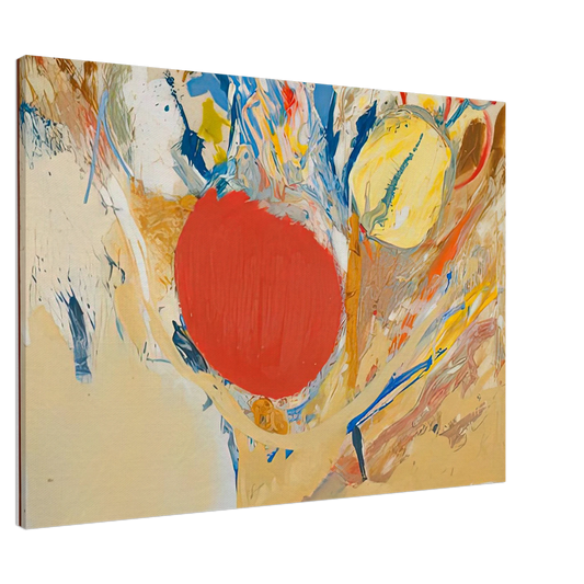 Helen Frankenthaler - Break Through, 1956- Canvas - 20x30 cm / 8x12 inches-canvas