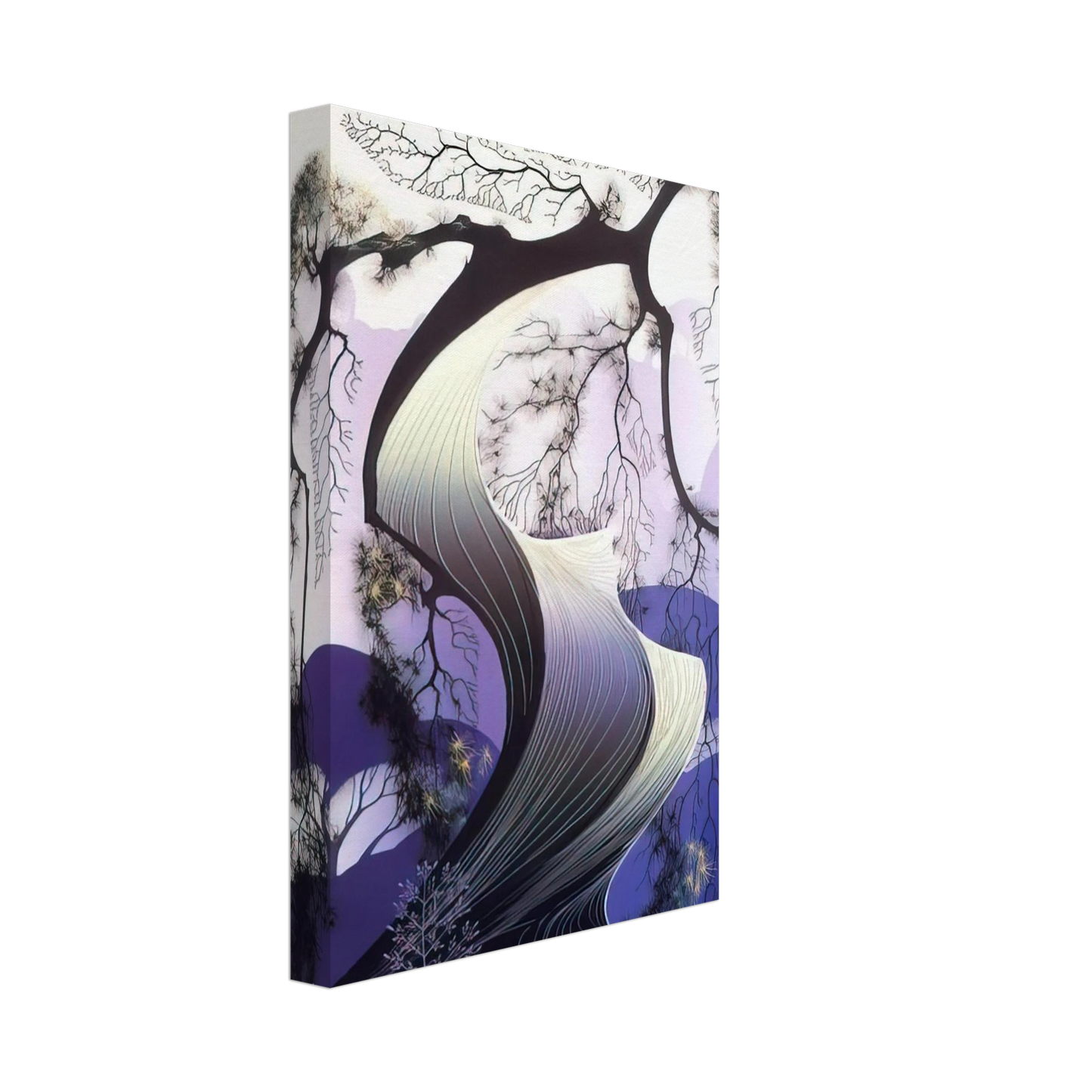 Eyvind Earle - Bonsai Canvas - 40x60 cm / 16x24 inches-canvas