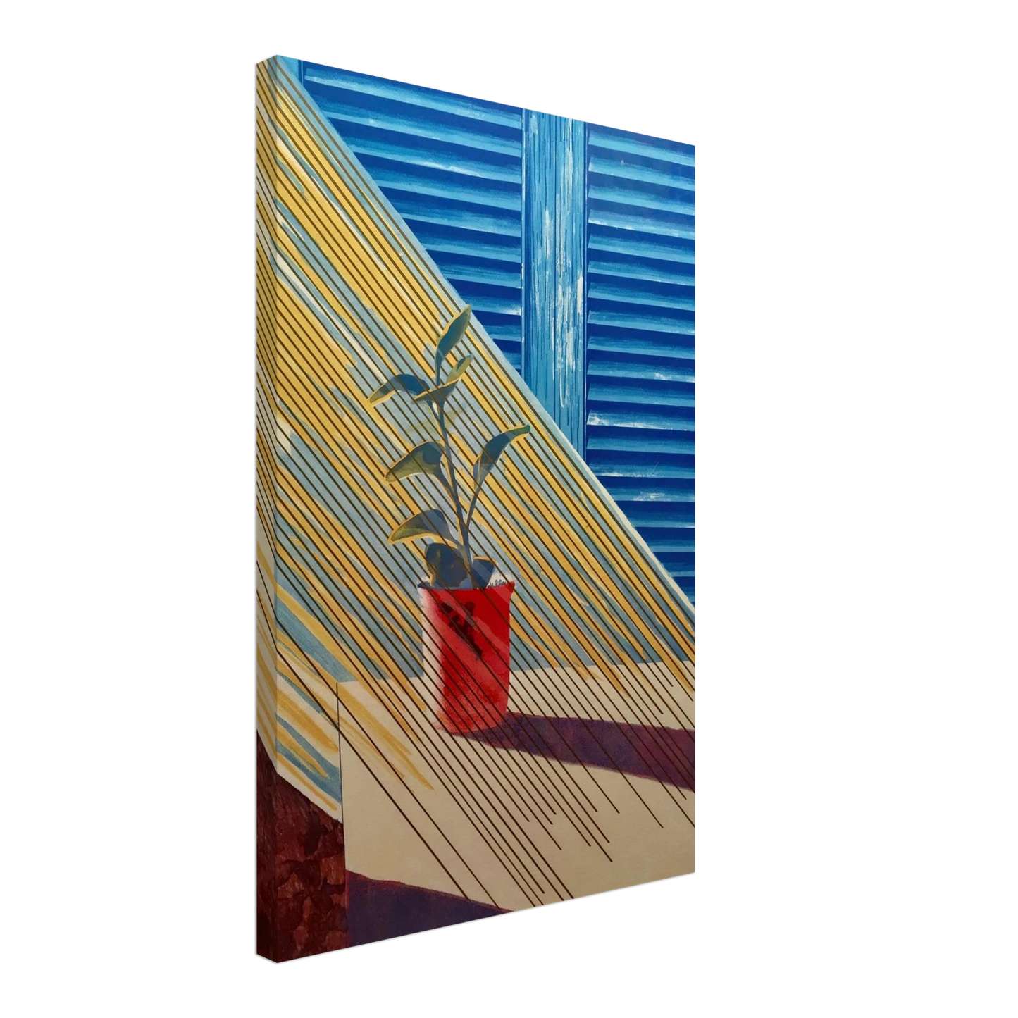 David Hockney - David Hockney Canvas - 70x100 cm / 28x40 inches-canvas